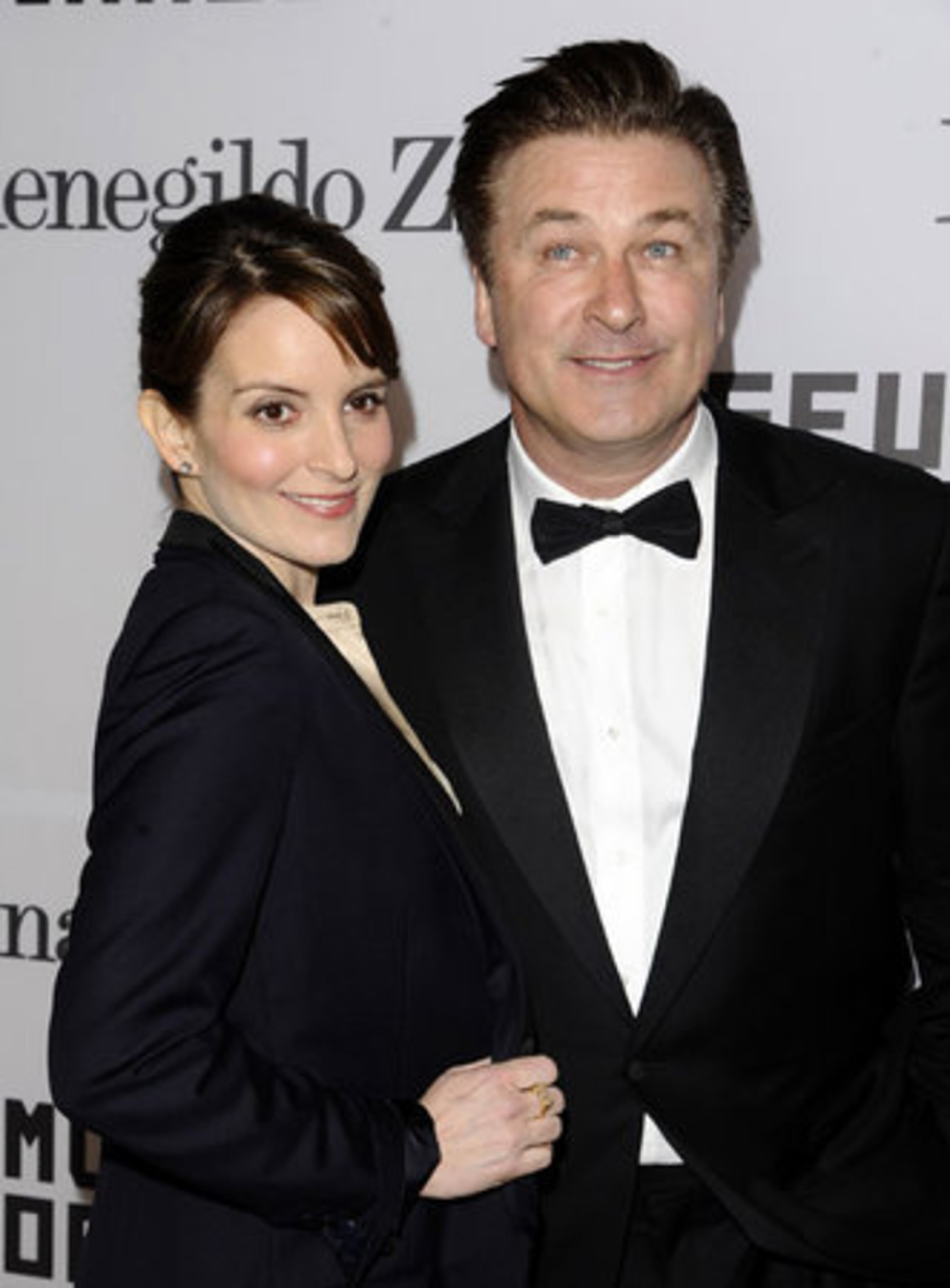 Tina Fey, Baldwin's co-star on NBC's "30 Rock" poses for a photo with the actor. Baldwin became the museum's 26th honoree.