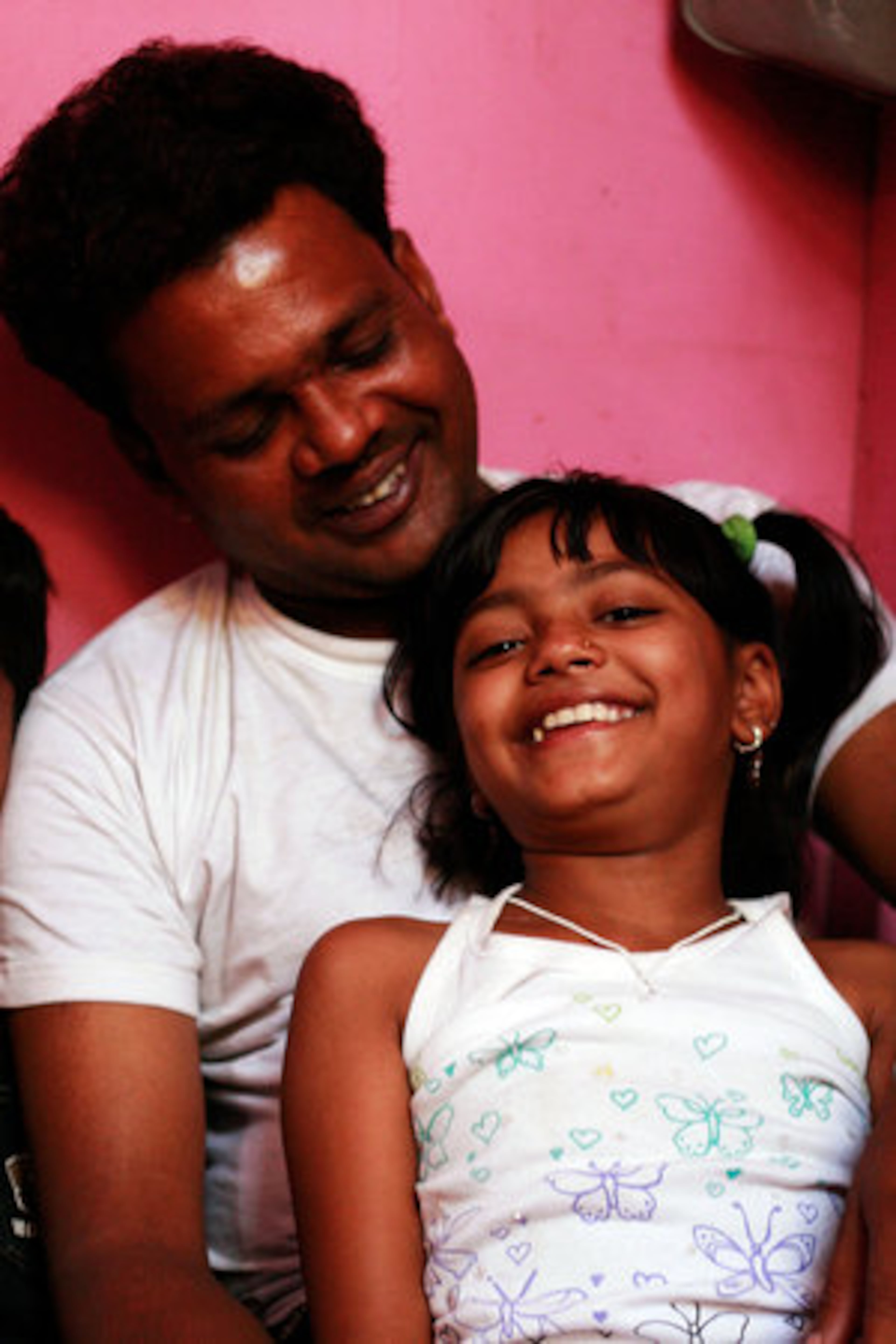 Rubina also joked with her dad.