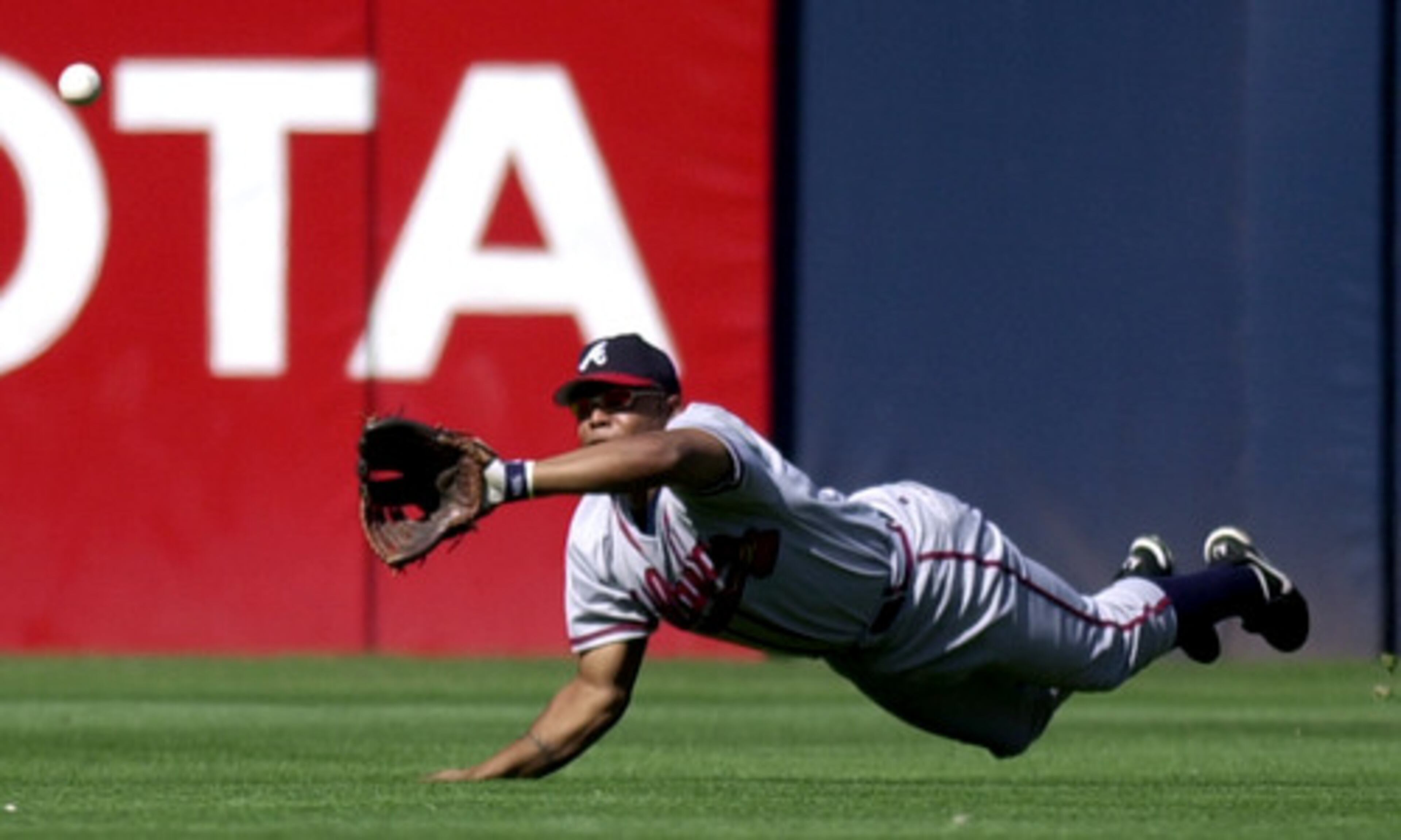 And then there were the thrilling catches. Diving in the outfield.