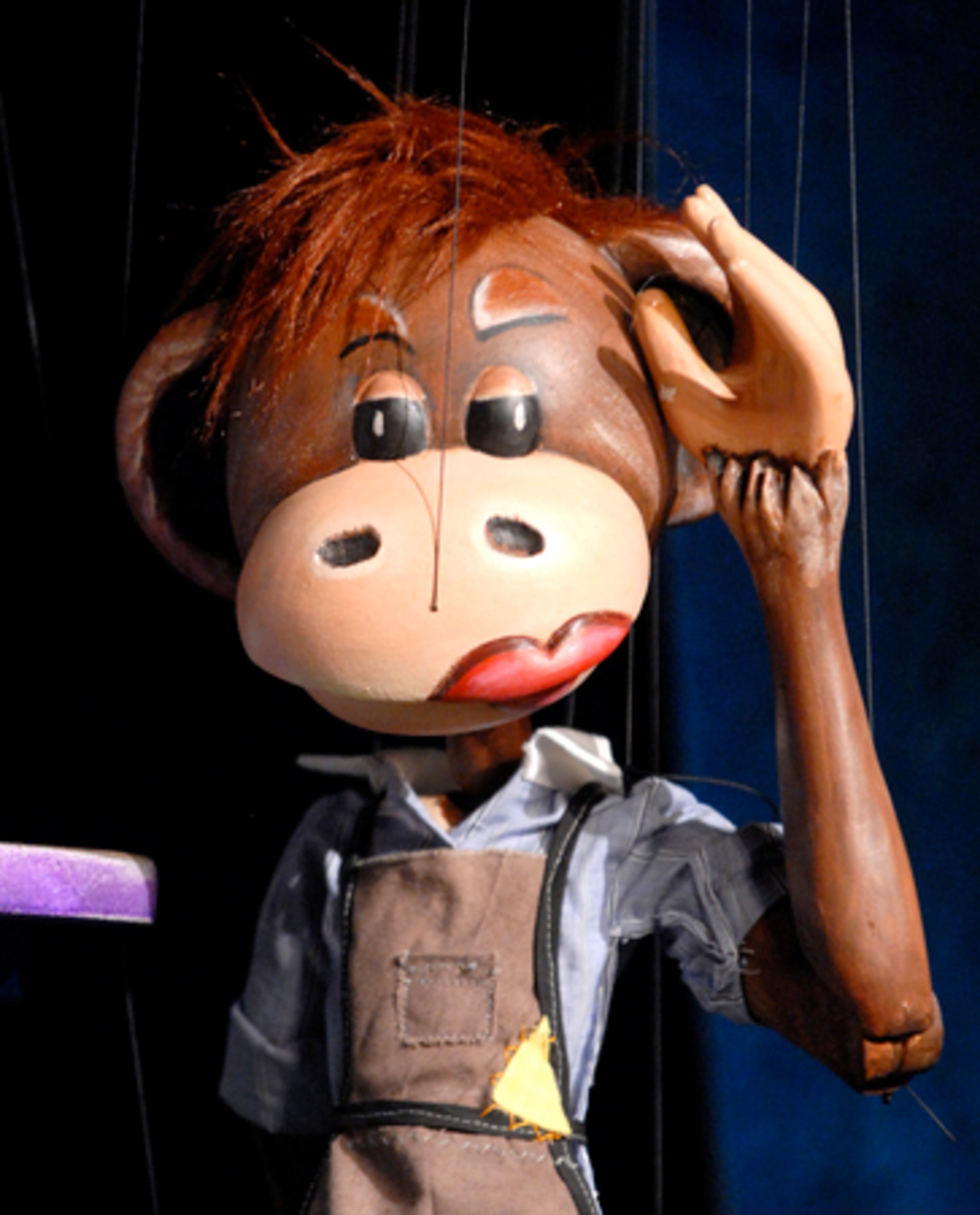 THE SHOW is designed to appeal to boys as well as girls. It has trick marionettes, circus animals like the "Fiji Mermaid" (part monkey, part mermaid) and even a rocket ship and a moon monster.