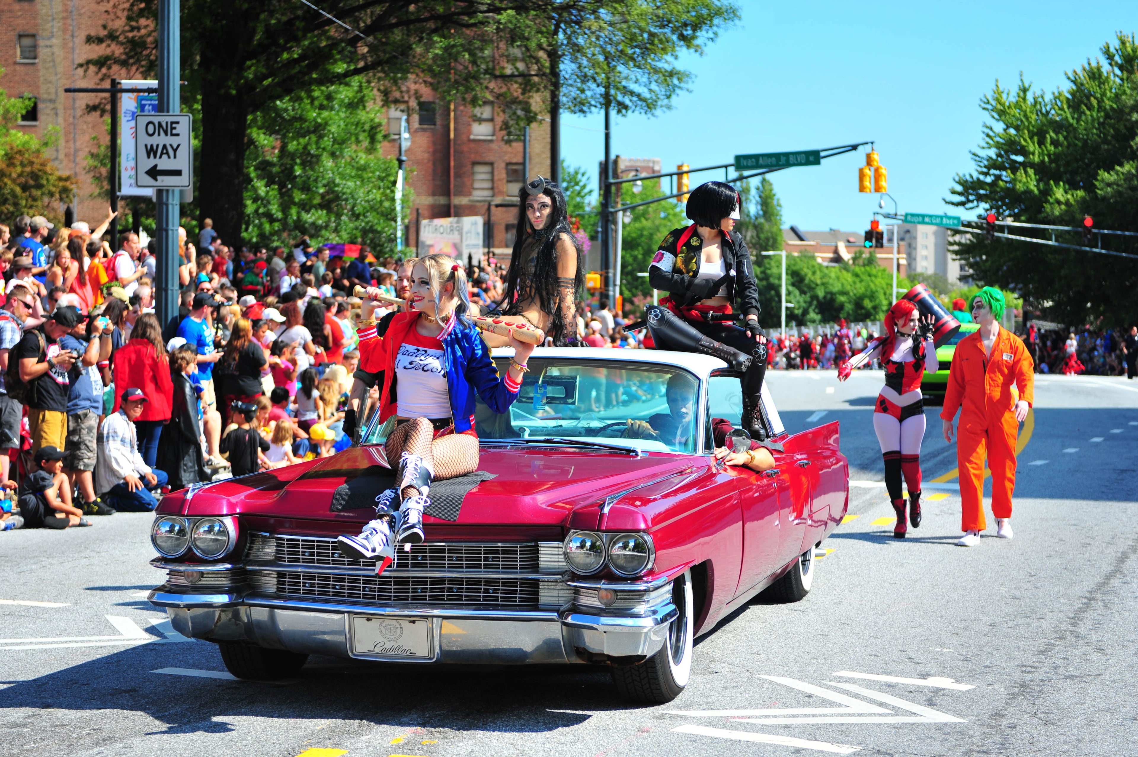 The Dragon Con parade on Peachtree Street in Atlanta, on Saturday September 3, 2016. (Credit: Dragon Con Photography)