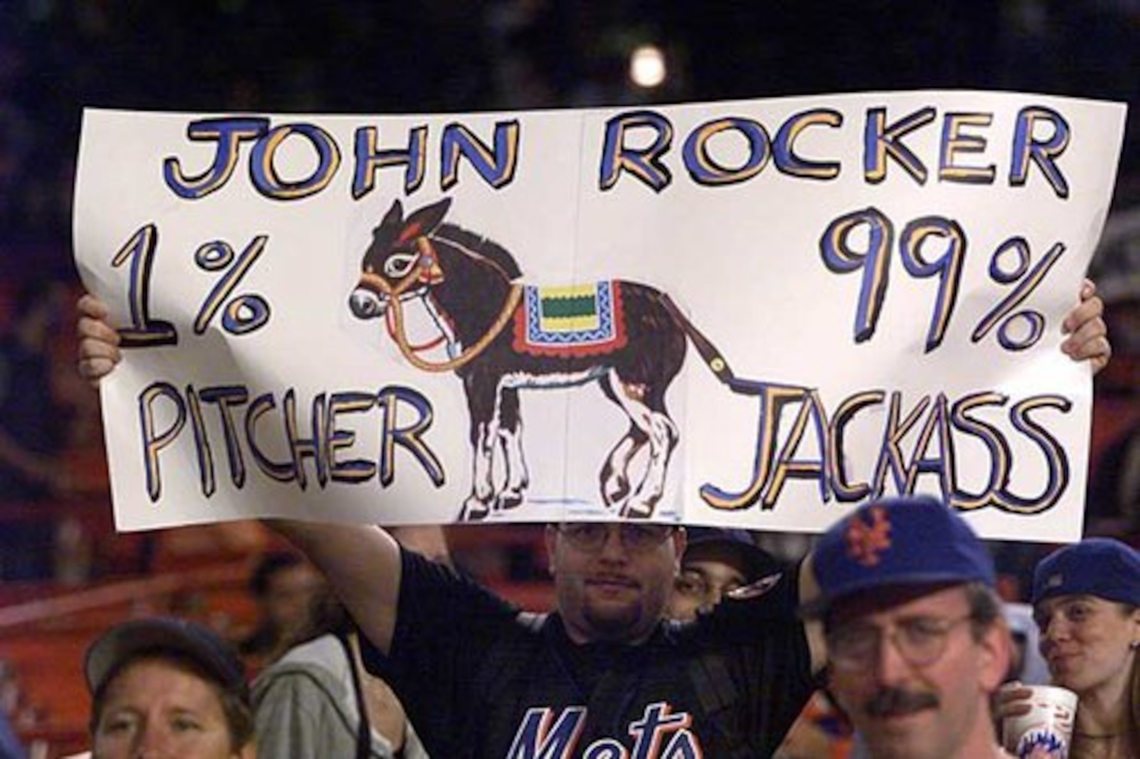 Rocker's inflammatory remarks to a Sports Illustrated writer about New York City that were printed in the January 2000 issue set off a firestorm of controversy among baseball fans, who let their opinion of Rocker be known throughout the season.