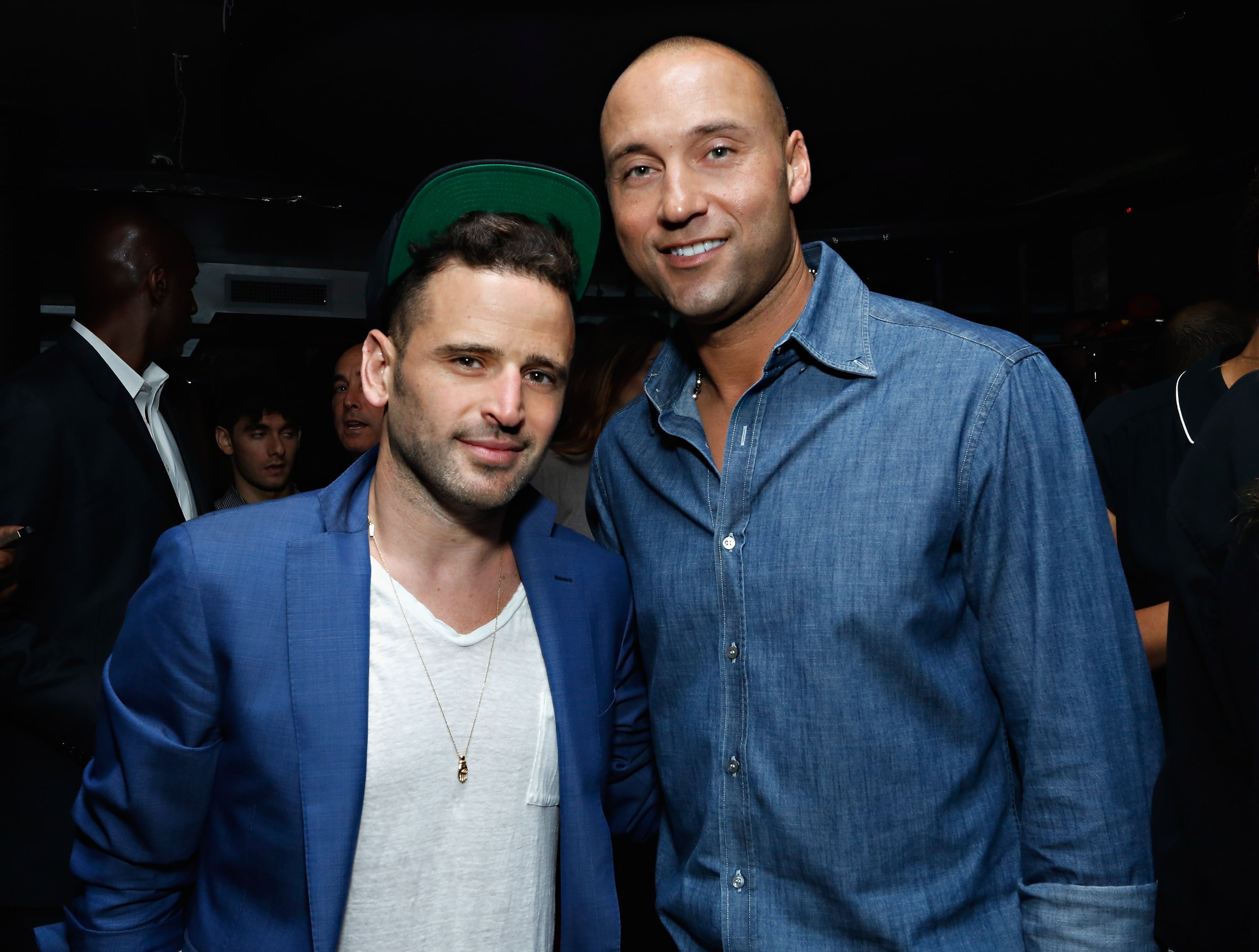NEW YORK, NY - JUNE 27: Co-founder of EMM Group Eugene Remm and Major League Baseball player Derek Jeter attend Derek Jeter's 40th Birthday Celebration at The Brickwood on June 27, 2014 in New York City. (Photo by Cindy Ord/Getty Images for EMM Group)