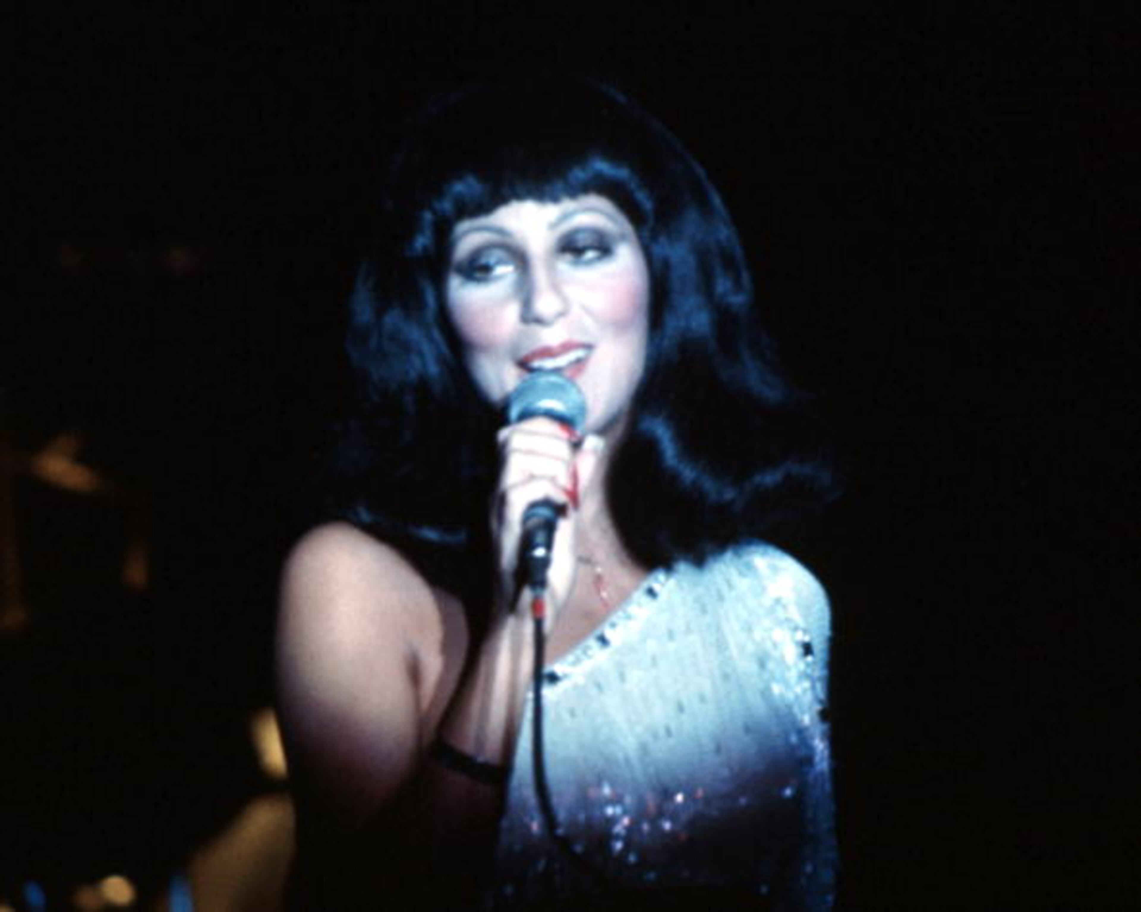 CIRCA 1972: Entertainer Cher performs onstage in circa 1972. (Photo by Michael Ochs Archives/Getty Images)