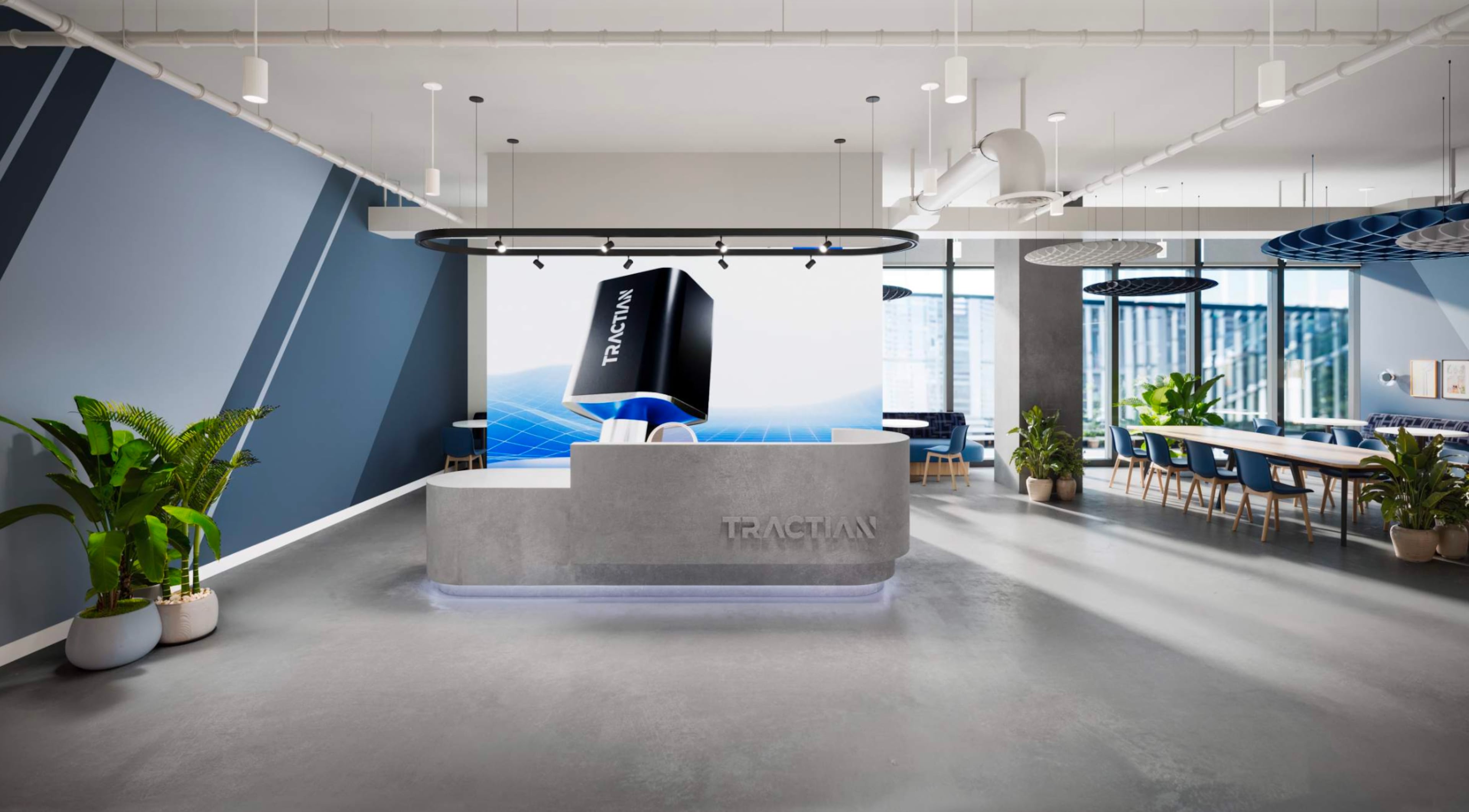 Artificial intelligence startup Tractian released a rendering of its future headquarters within Coda at Tech Square in Midtown. (Courtesy of Tractian)