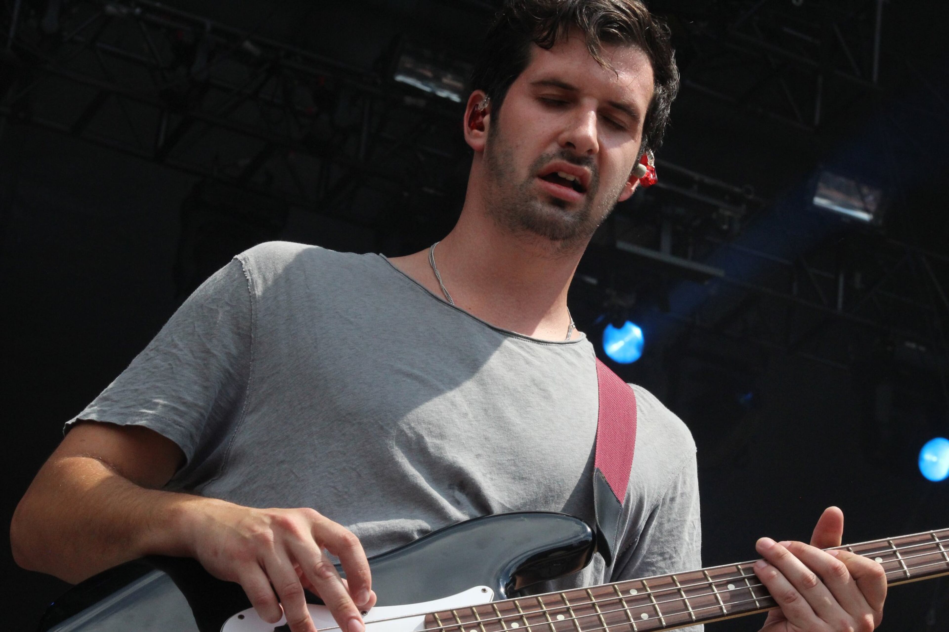 Guitarist Noah Feldshuh said the band is eternally grateful to Imagine Dragons. Photo: Melissa Ruggieri/AJC