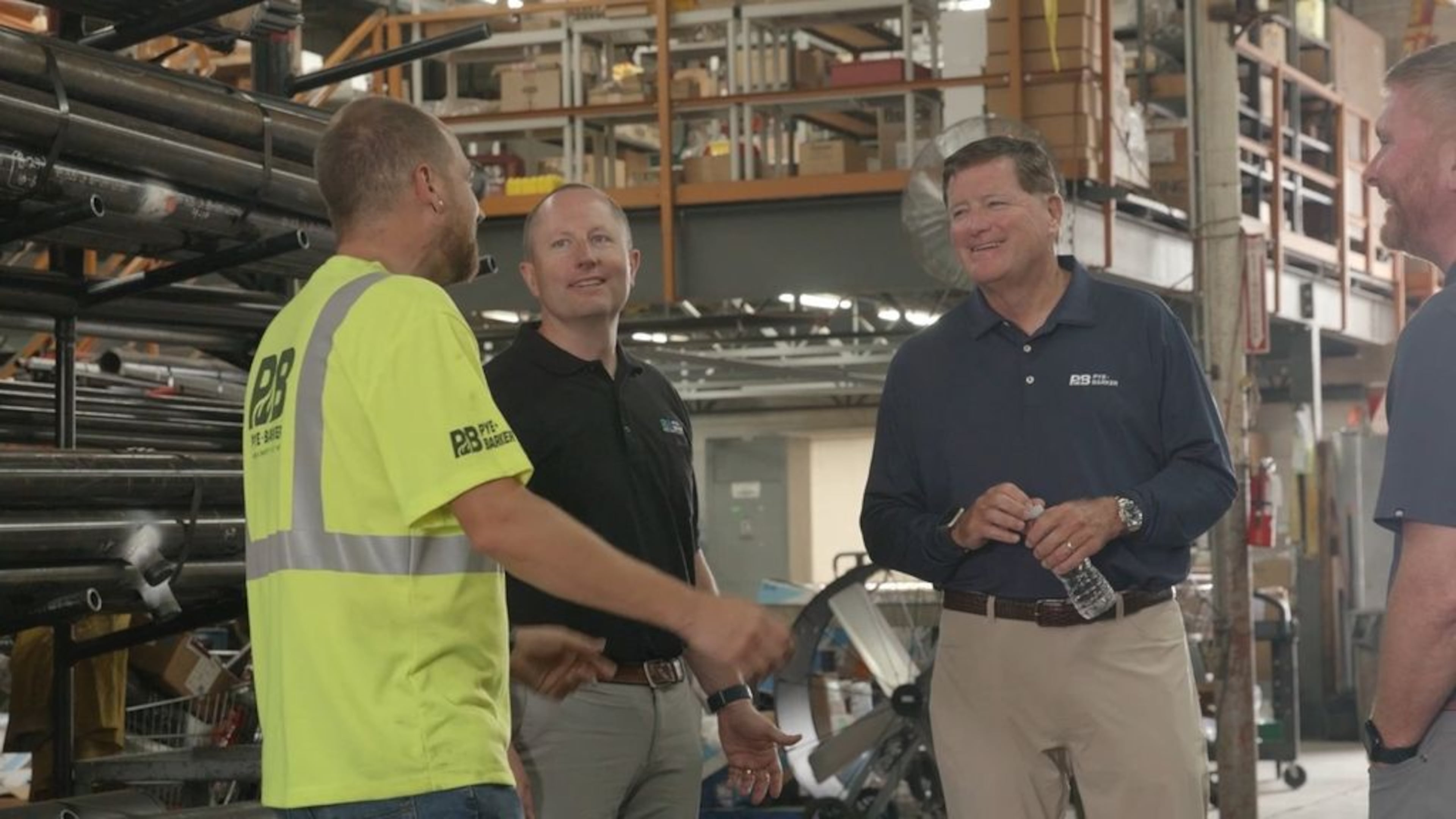 Pye-Barker CEO Bart Proctor, third from left, says the company values staying true to its Atlanta roots. (Courtesy of Pye-Barker Fire & Safety)