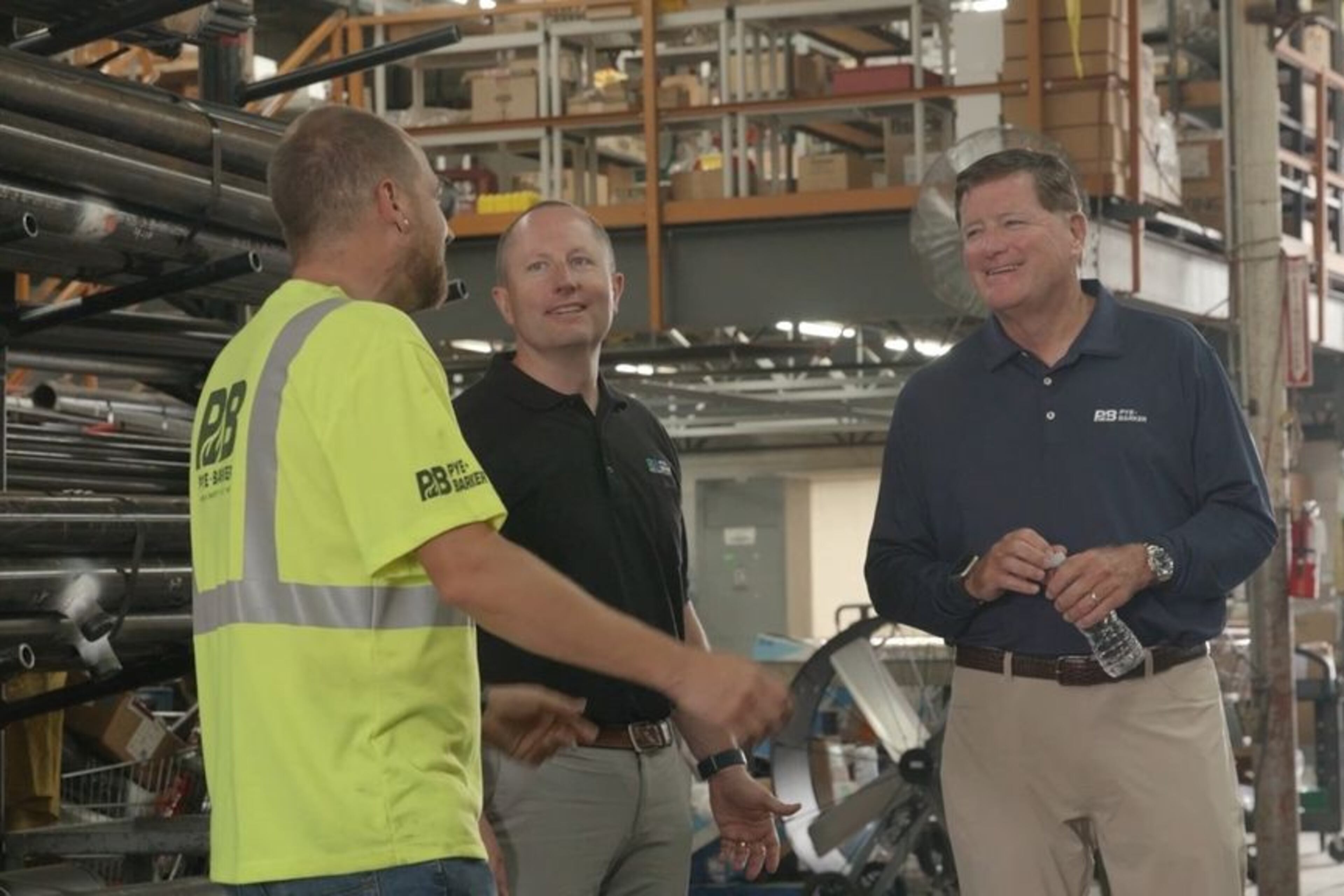 Pye-Barker CEO Bart Proctor, third from left, says the company values staying true to its Atlanta roots. (Courtesy of Pye-Barker Fire & Safety)