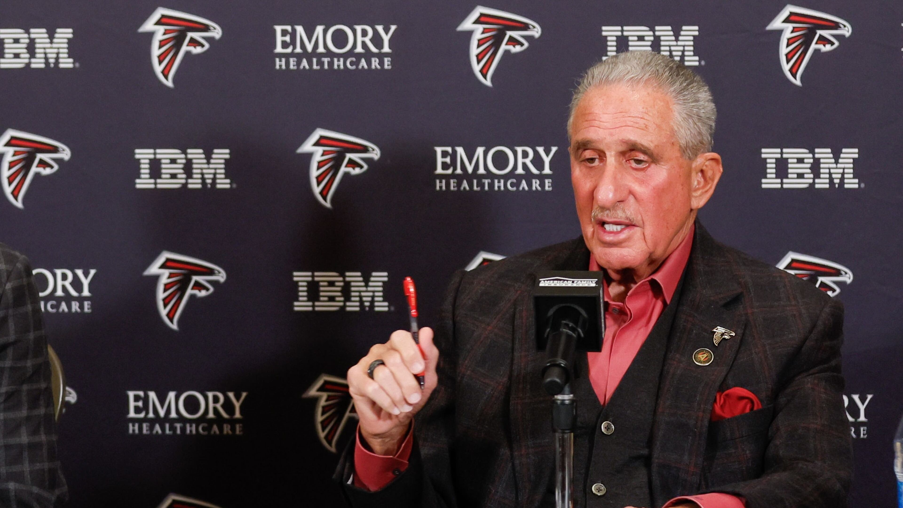 Falcons owner Arthur Blank.