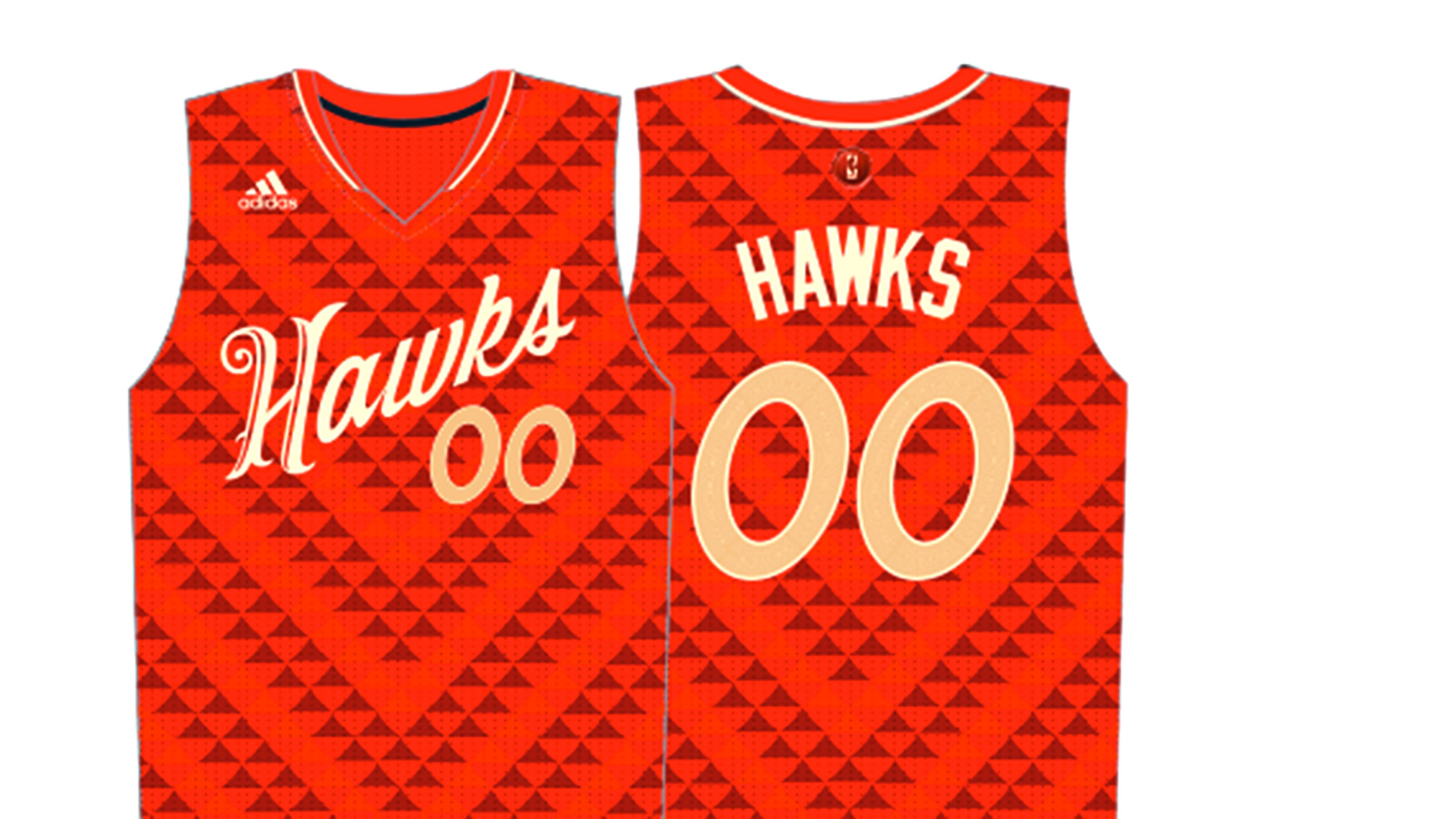 Uniform designs revealed by Uni-Watch website for the Atlanta Hawks.