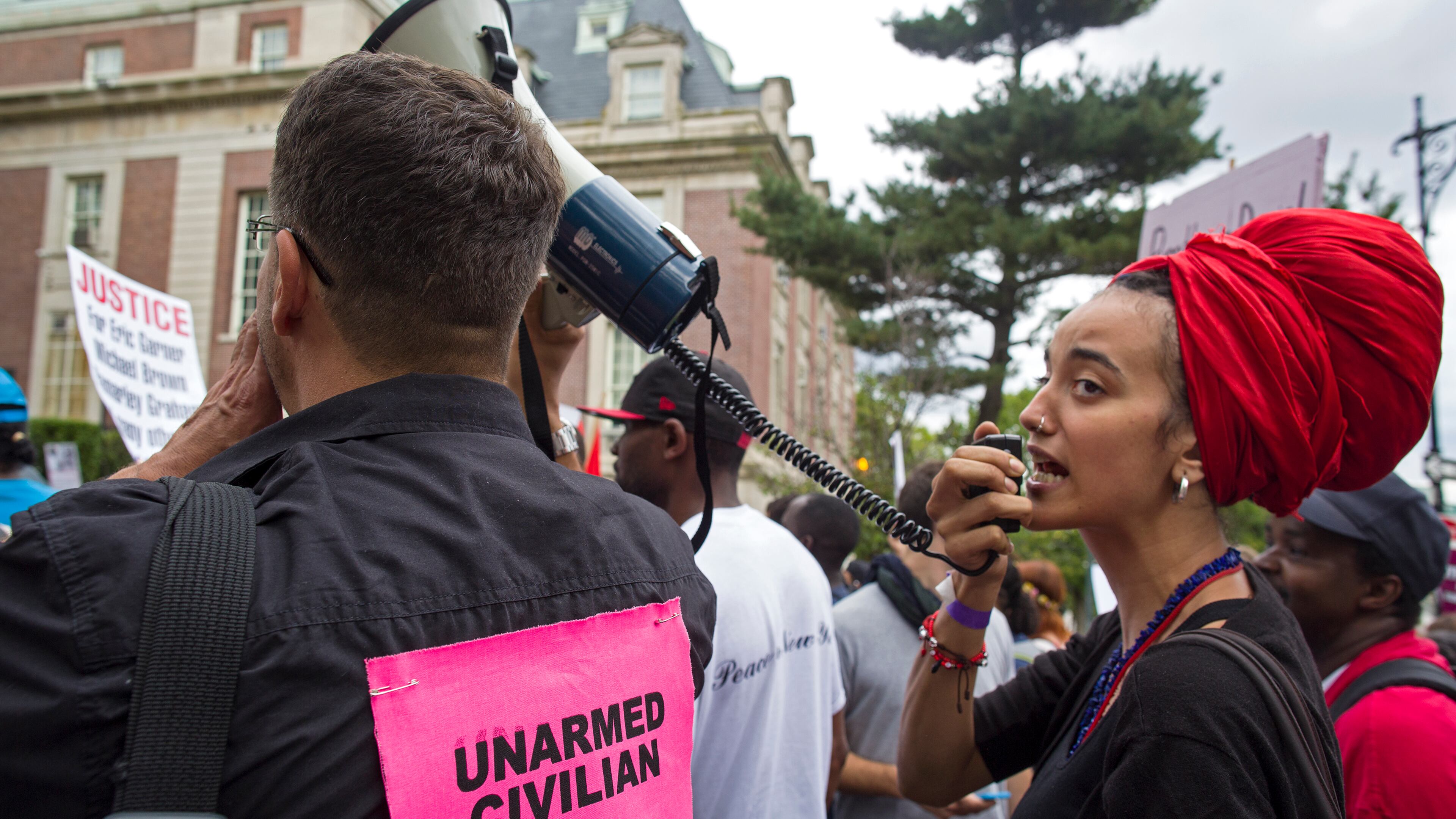 March to protest the death of Eric Garner, whose killing at the hands of police spawned at least two books in 2017. (AP file/Craig Ruttle)