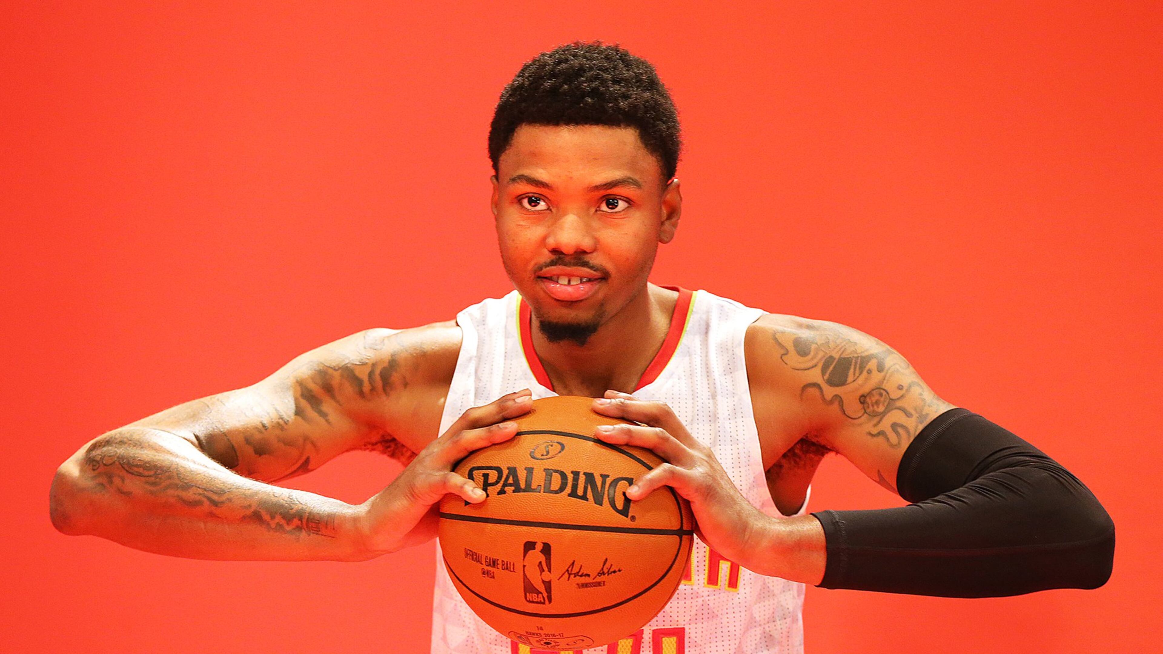 Hawks guard Kent Bazemore could make a cameo in an upcoming film based on a Brad Thor novel. Curtis Compton /ccompton@ajc.com