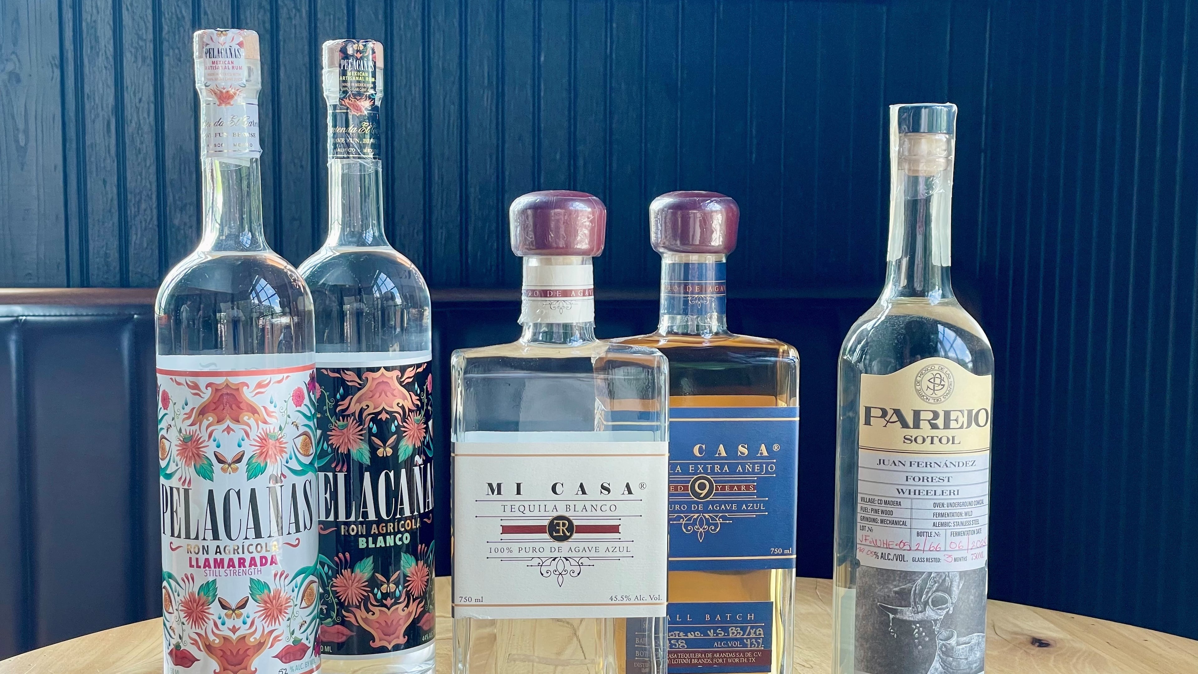 Mi Casa, Pelacanas and Parejo artisan spirits from Mexico now are available in the U.S. (Krista Slater for The Atlanta Journal-Constitution)