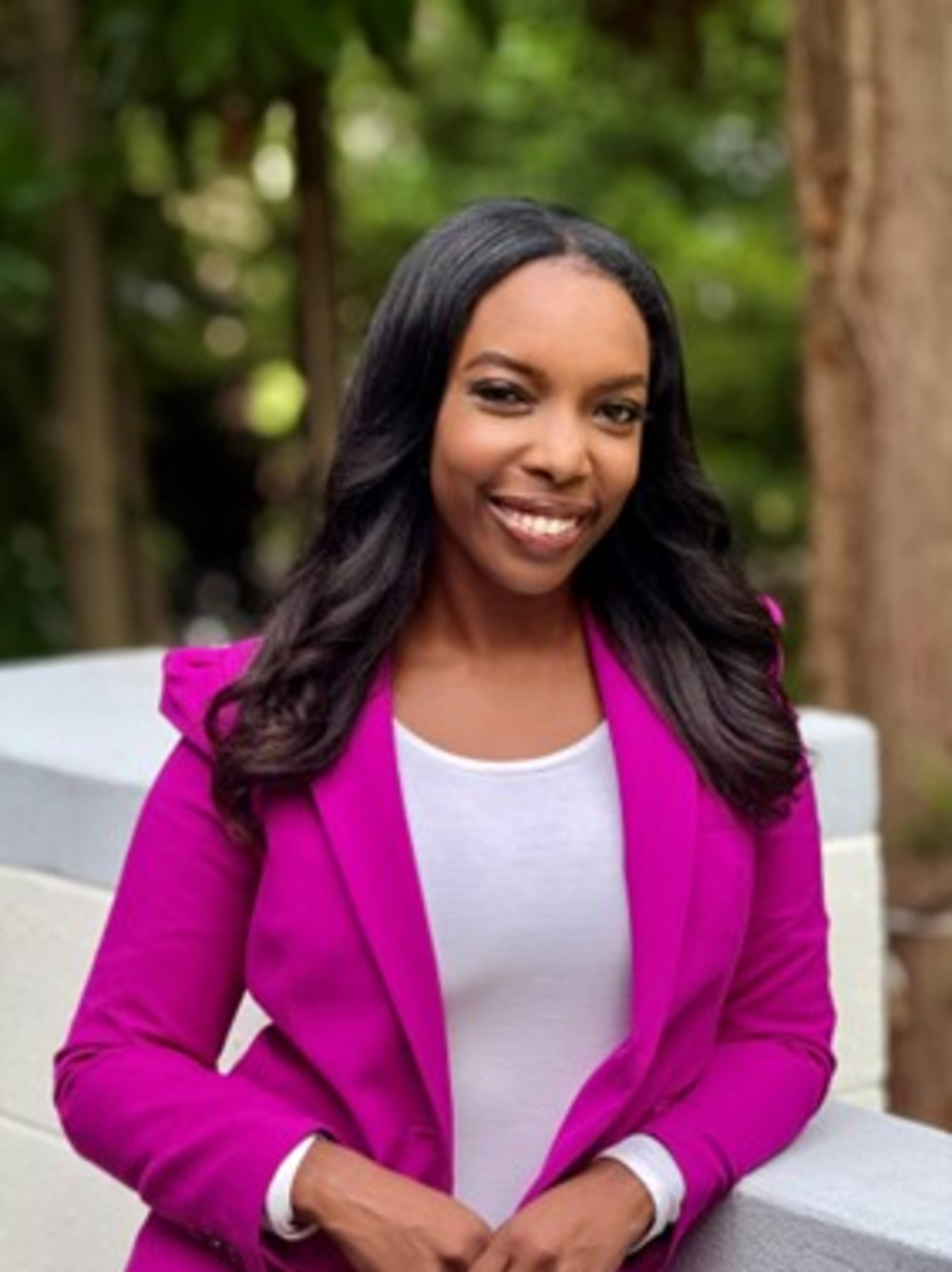 Jobina Fortson-Evans will be CBS Atlanta’s first evening anchor starting Monday. She previously worked at Atlanta News First as a host of “ATL Live,” a features-oriented broadcast. (CBS Atlanta)