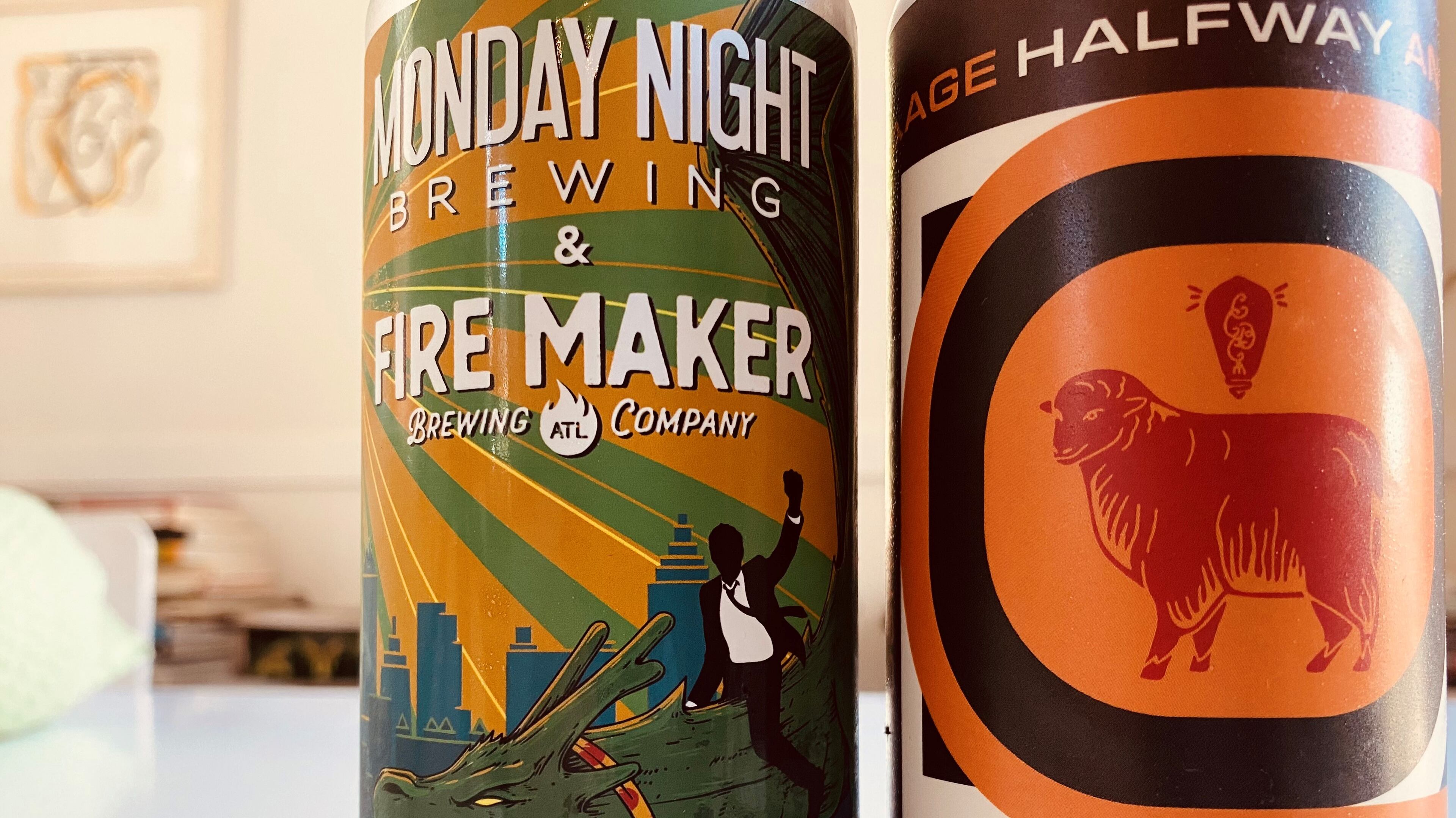 Monday Night and Fire Maker Hop the Magic Dragon and Creature Comforts and Halfway Crooks Degress Brown Ale will be pouring at the Georgia Craft Brewers Festival.