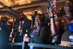 “It wasn’t even a wave,” a Democratic strategist said. “It was a Black woman tsunami in Fulton County. And no one was spared.” (Natrice Miller/AJC)