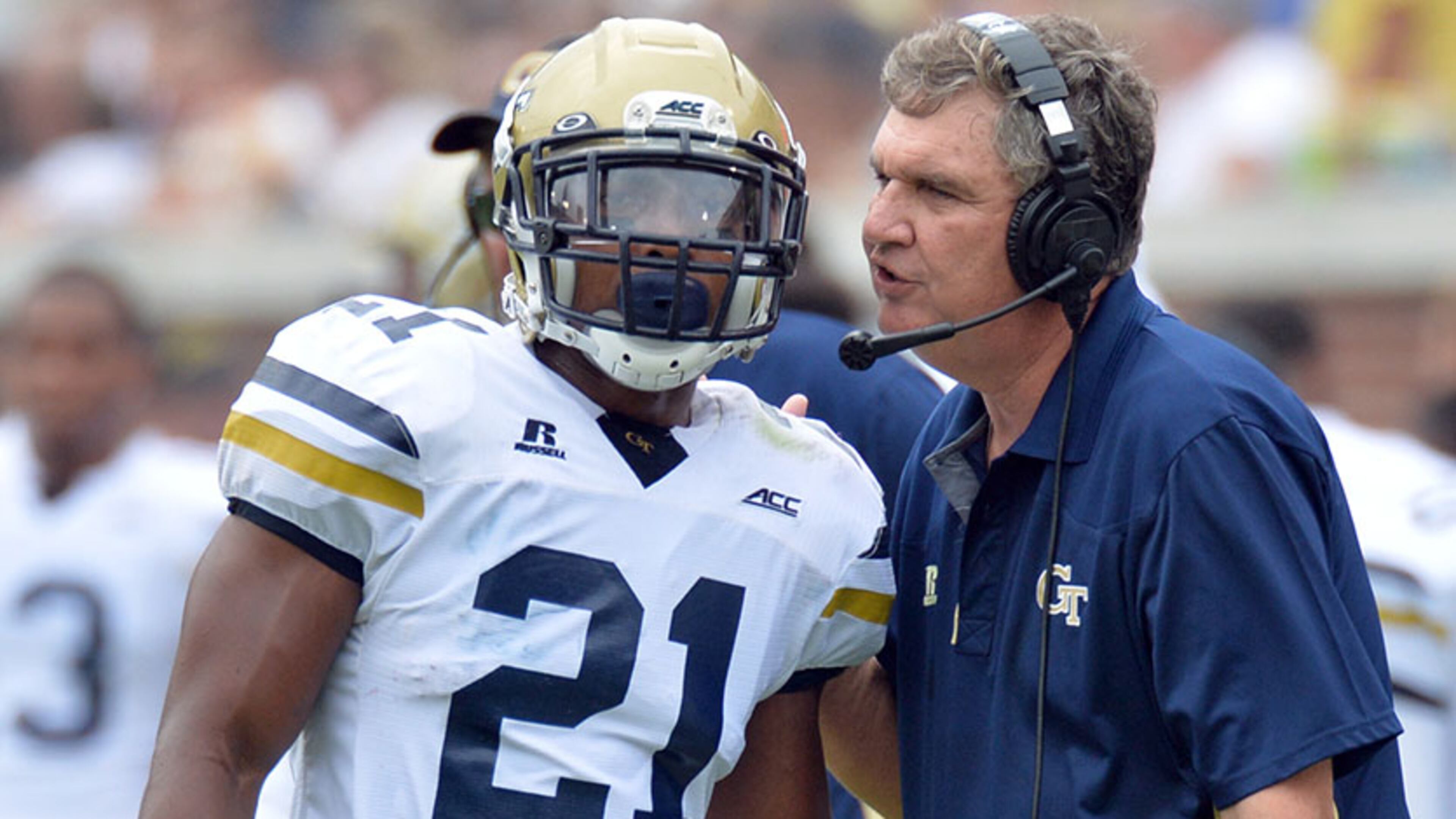 A-back Charles Perkins played through the Clemson game with a knee injury that forced him out of the Virginia and N.C. State games.