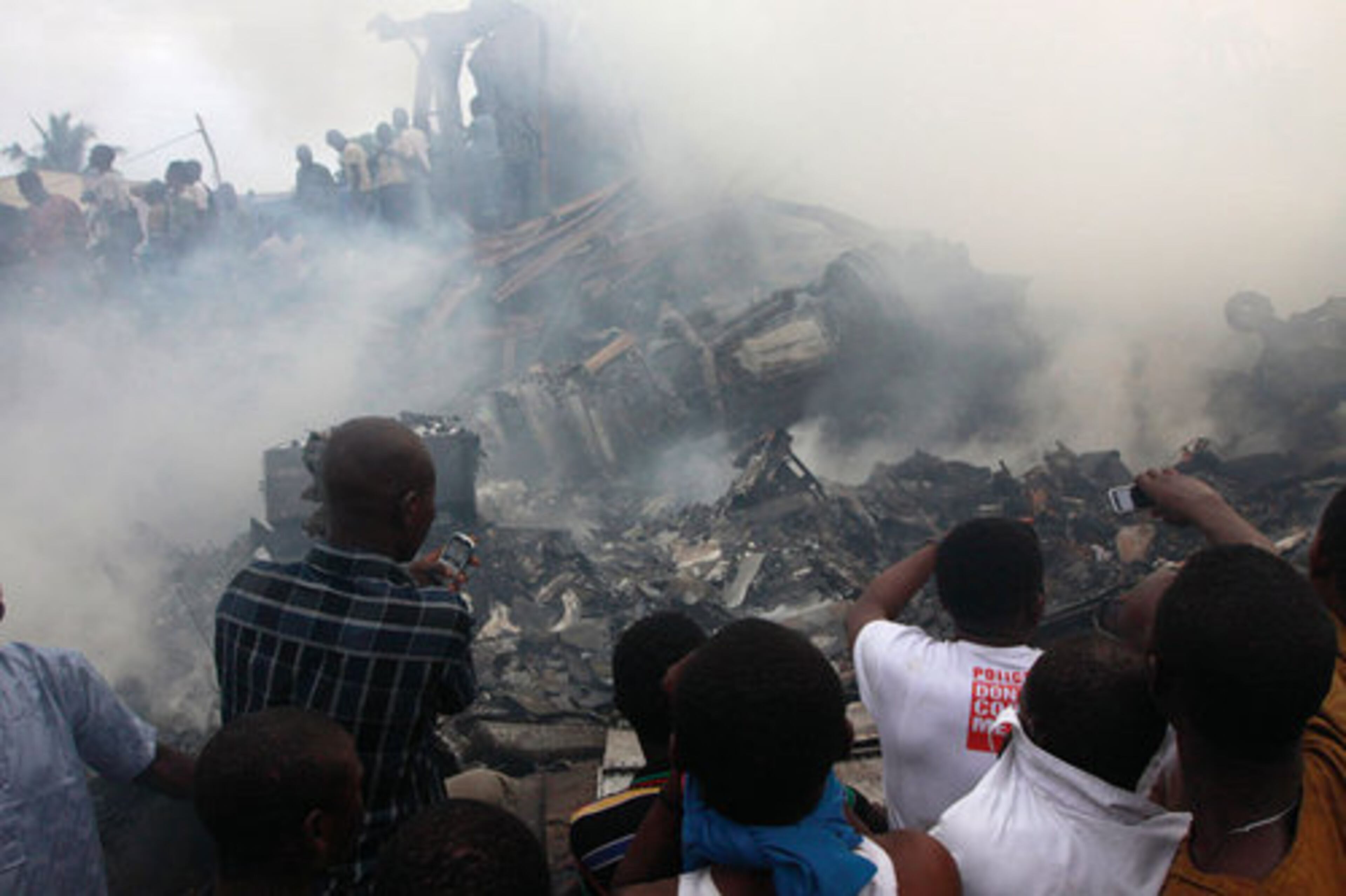 Rescue workers searched for survivors.