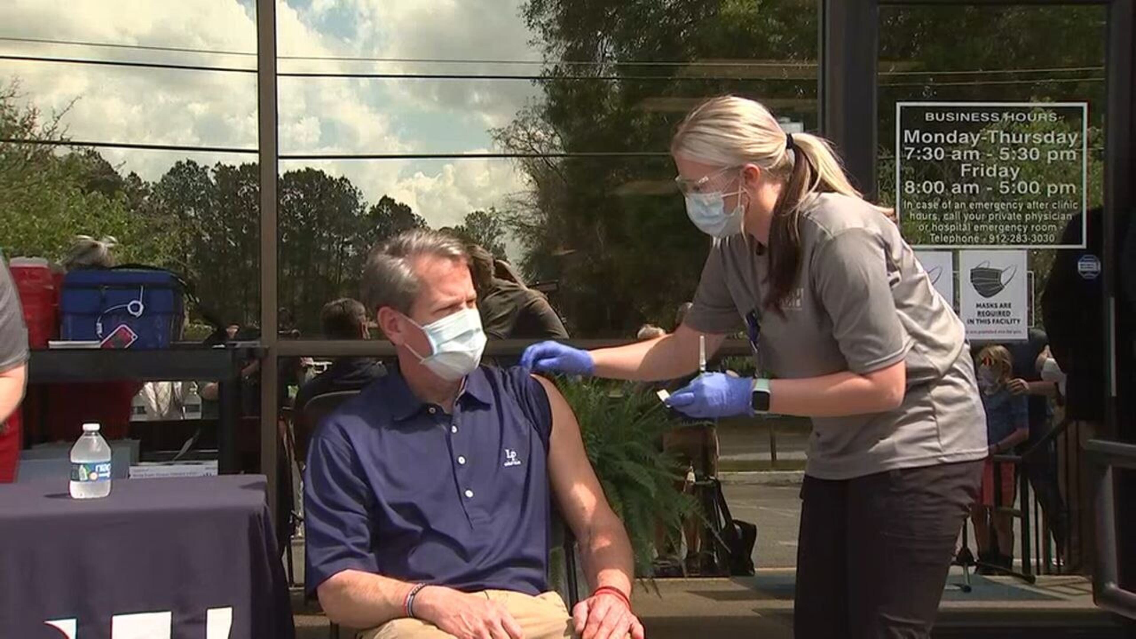 Gov. Kemp gets COVID-19 vaccine just 1 day after eligibility expanded to all Georgians