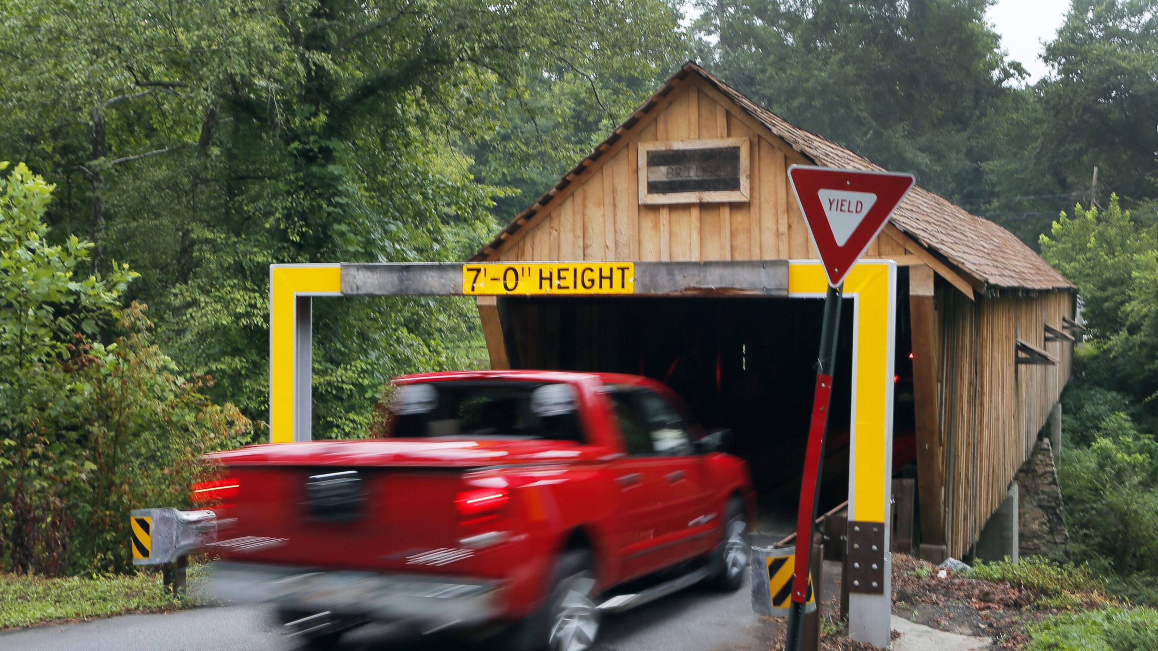 The Concord Covered Bridge over Nickajack Creek, was renovated using SPLOST funds. A small group of Cobb residents is questioning the county’s administration of the sales tax. BOB ANDRES /BANDRES@AJC.COM