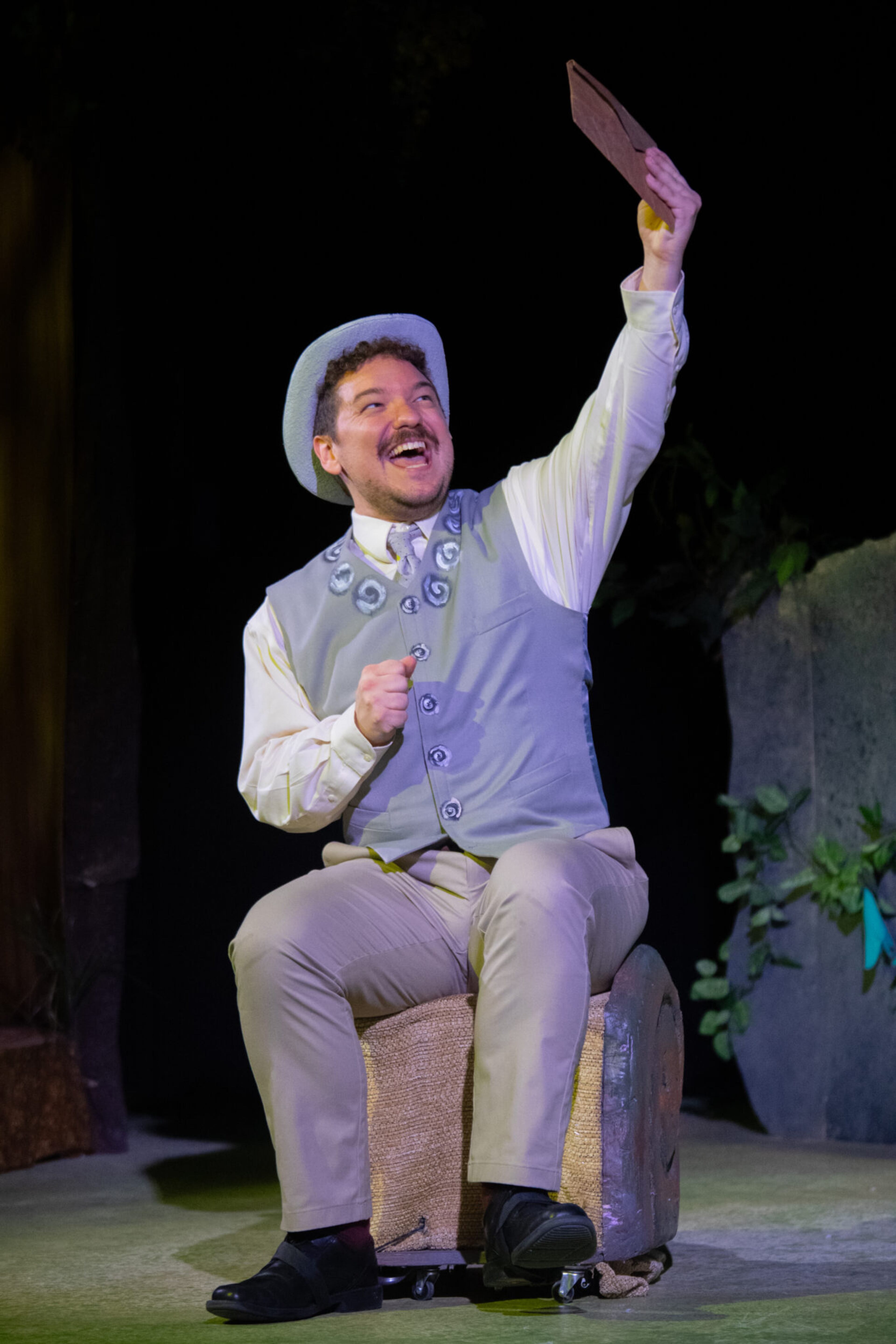 Elliott Folds in the role of the Snail is one of the production’s highlights. Courtesy of Casey Gardner Ford