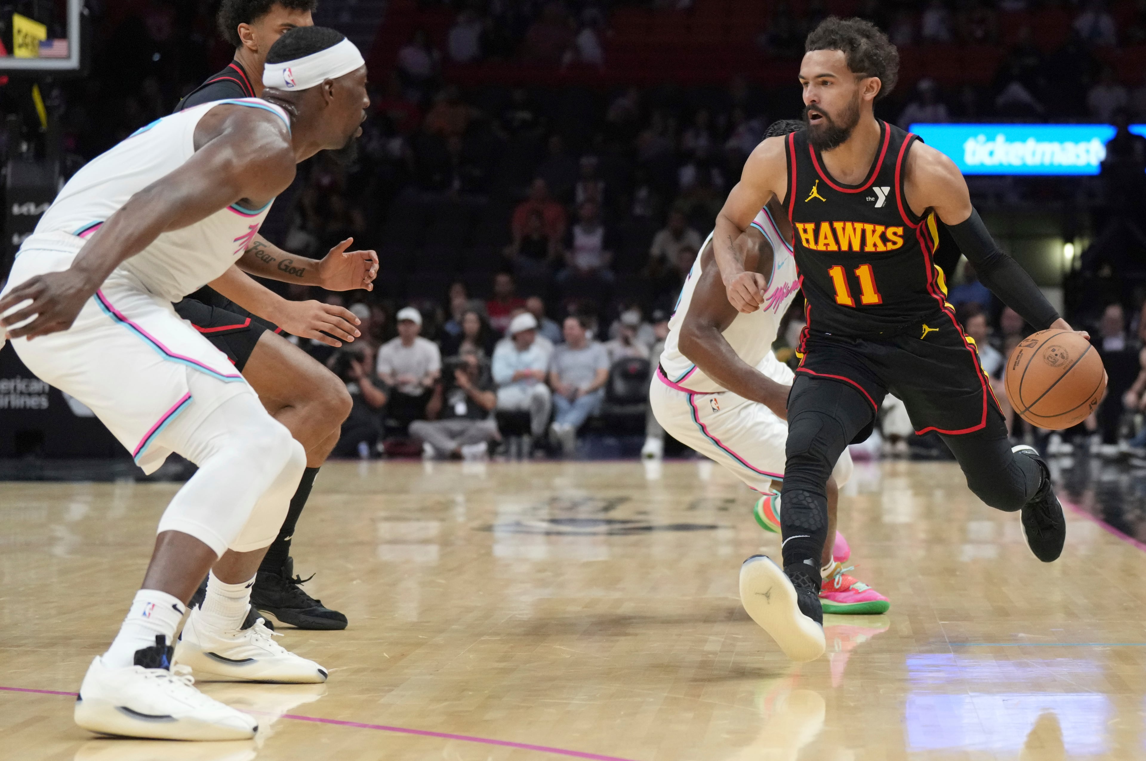 Hawks Heat Basketball