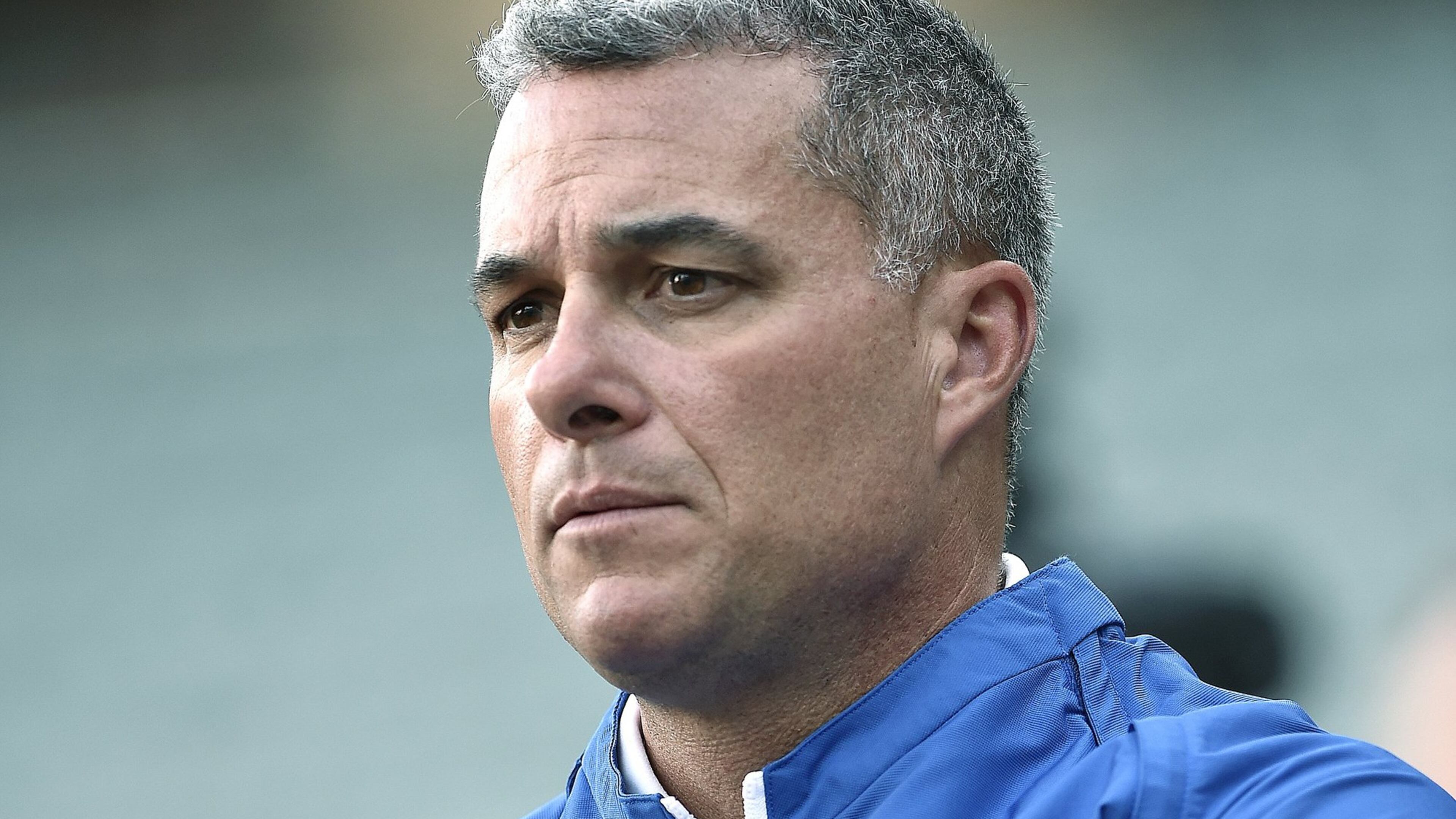 Kansas City Royals general manager Dayton Moore before action against the Chicago White Sox on Friday, Sept. 26, 2014, at U.S. Cellular Field in Chicago. (John Sleezer/Kansas City Star/MCT) Dayton Moore's Royals begin play in the American League division series tonight. (John Sleezer/Kansas City Star)
