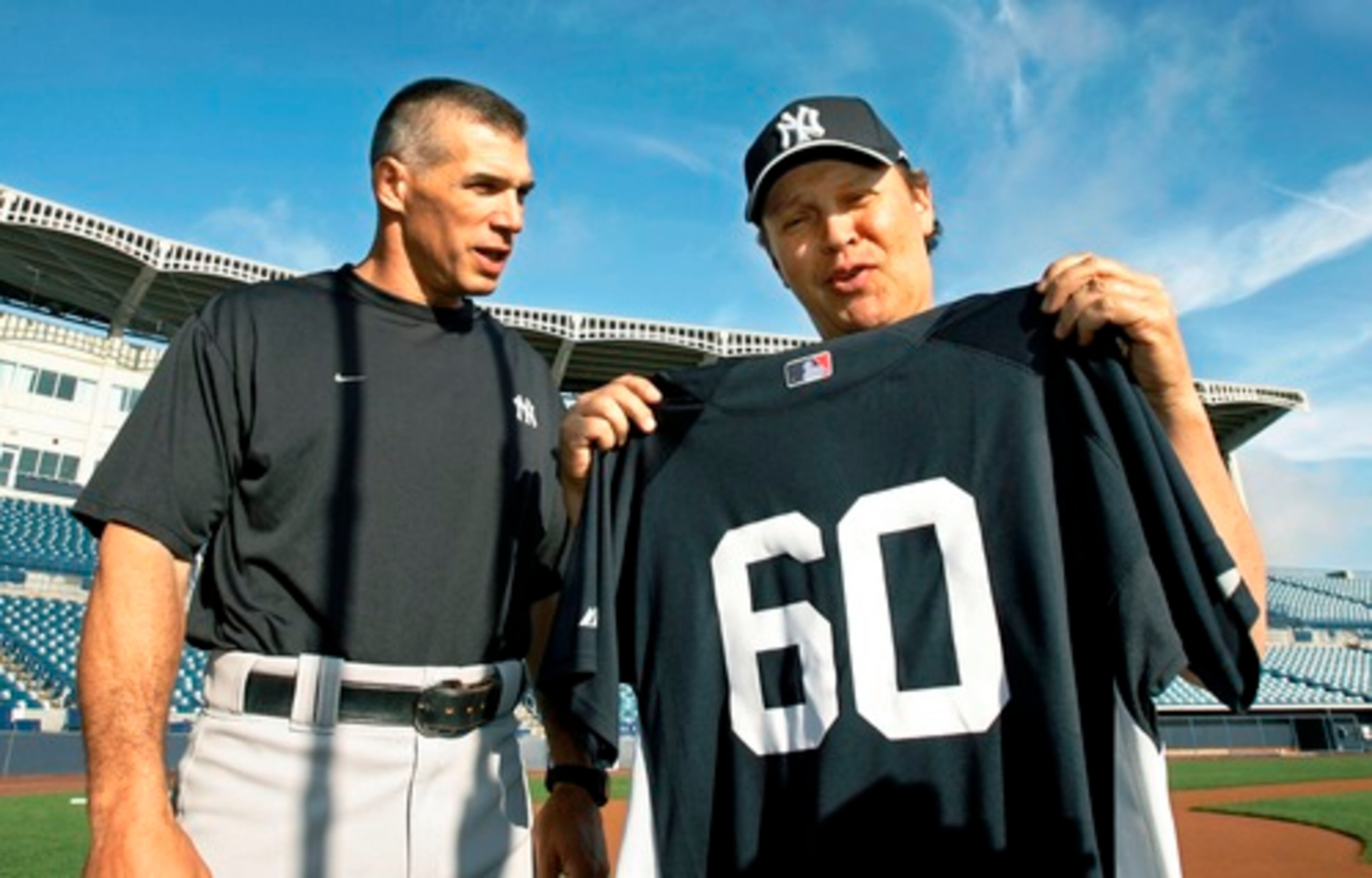 Yankees manager Joe Girardi temporarily assigns No. 60 to Crystal.