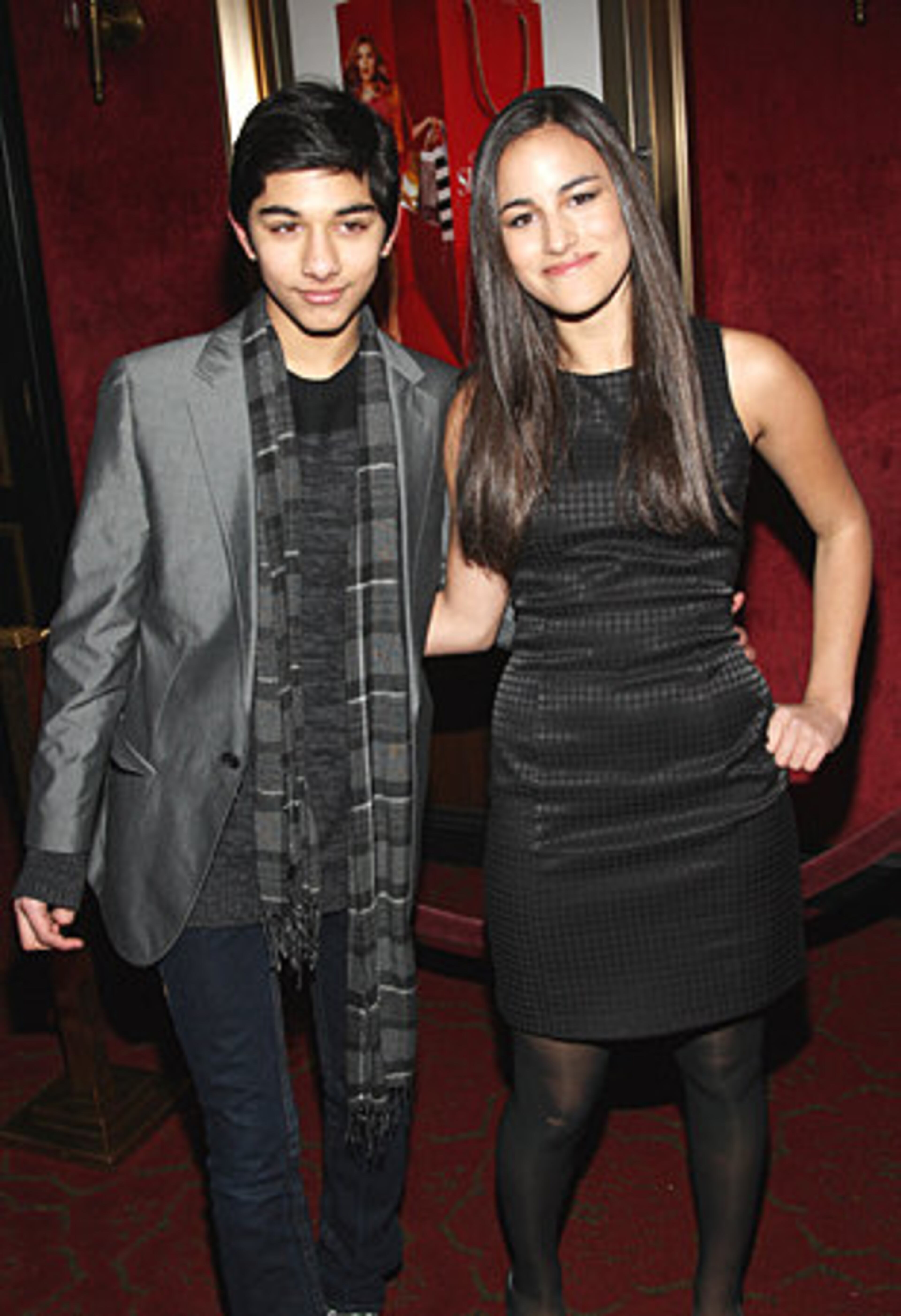 Actor Mark Indelicato and Hannah Ammon