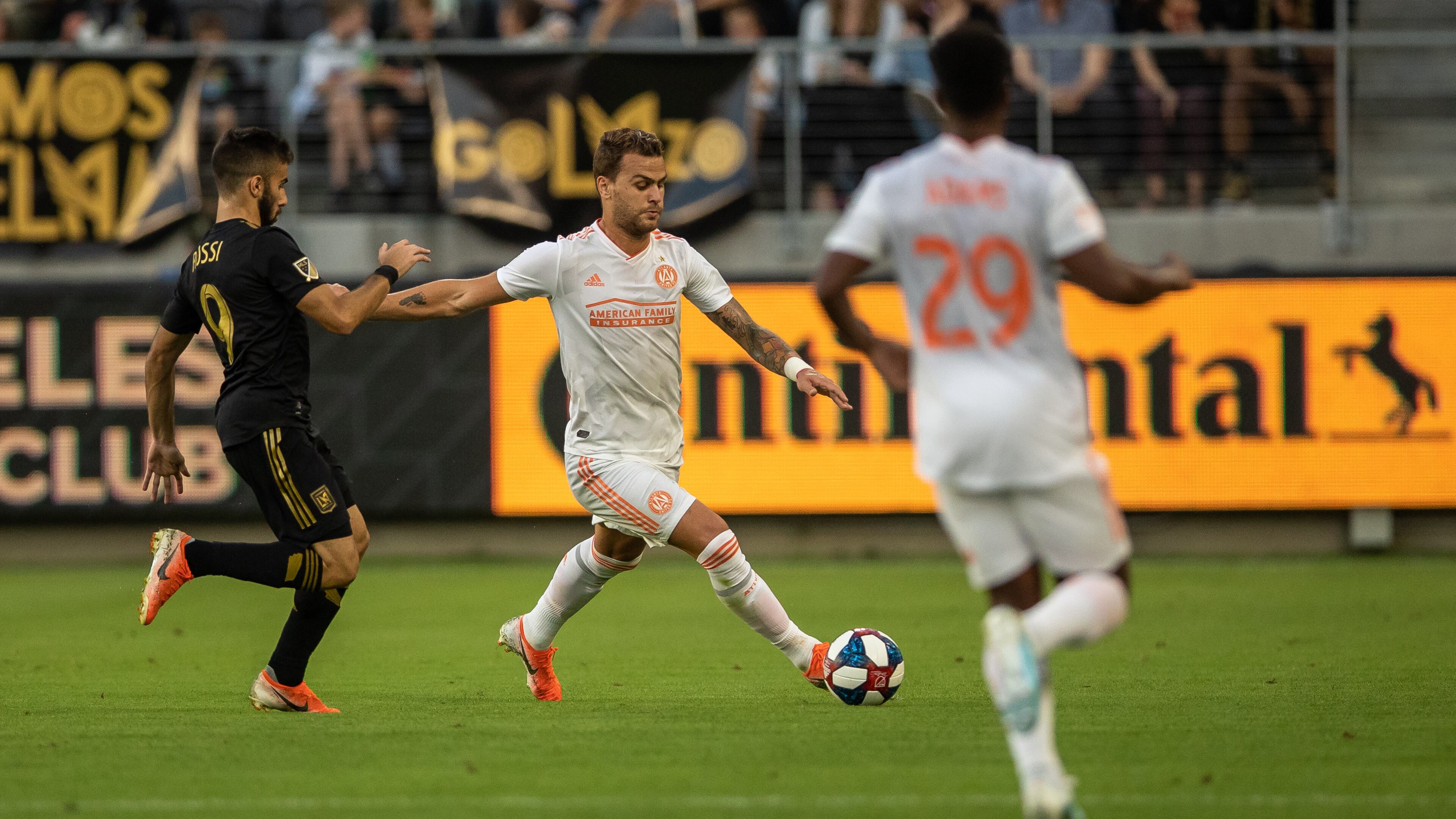 Images from the match between Atlanta United and LAFC at Banc of California Stadium in Los Angeles, California. (Photo by Eric Rossitch/Atlanta United)
