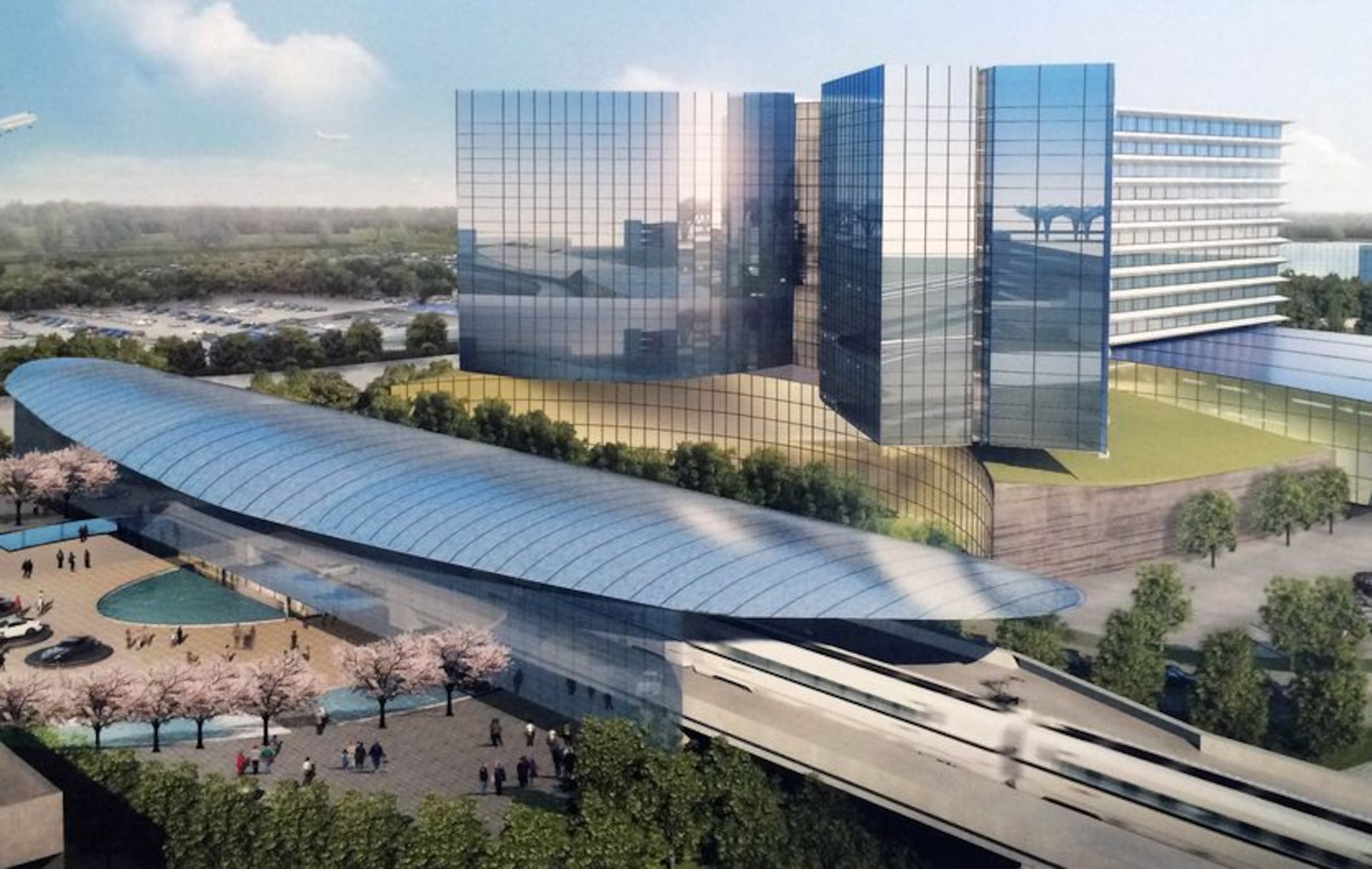 Airport hotel rendering in Hartsfield-Jackson’s RFP