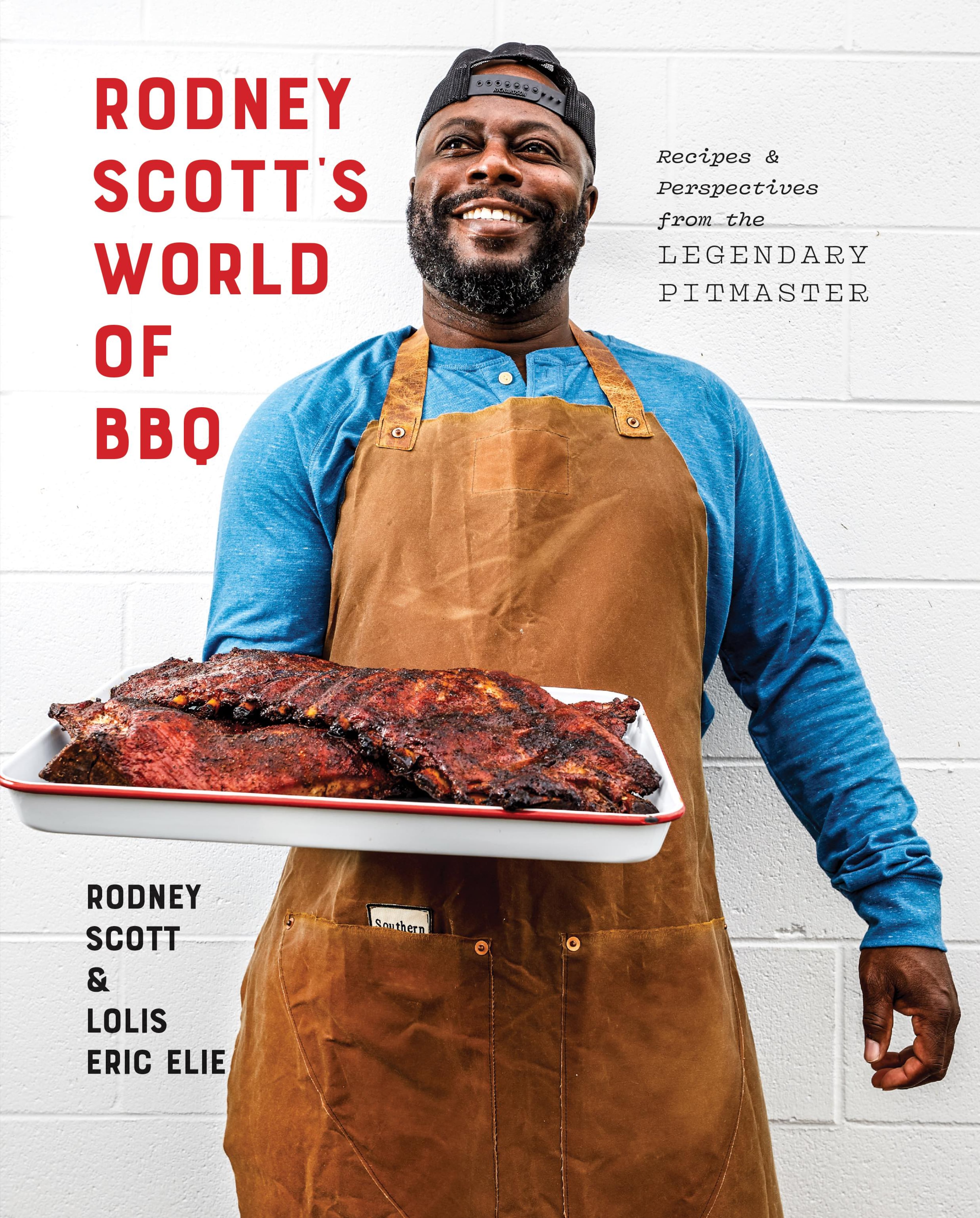 Rodney Scott on the cover of his new cookbook, "Rodney Scott's World of BBQ."