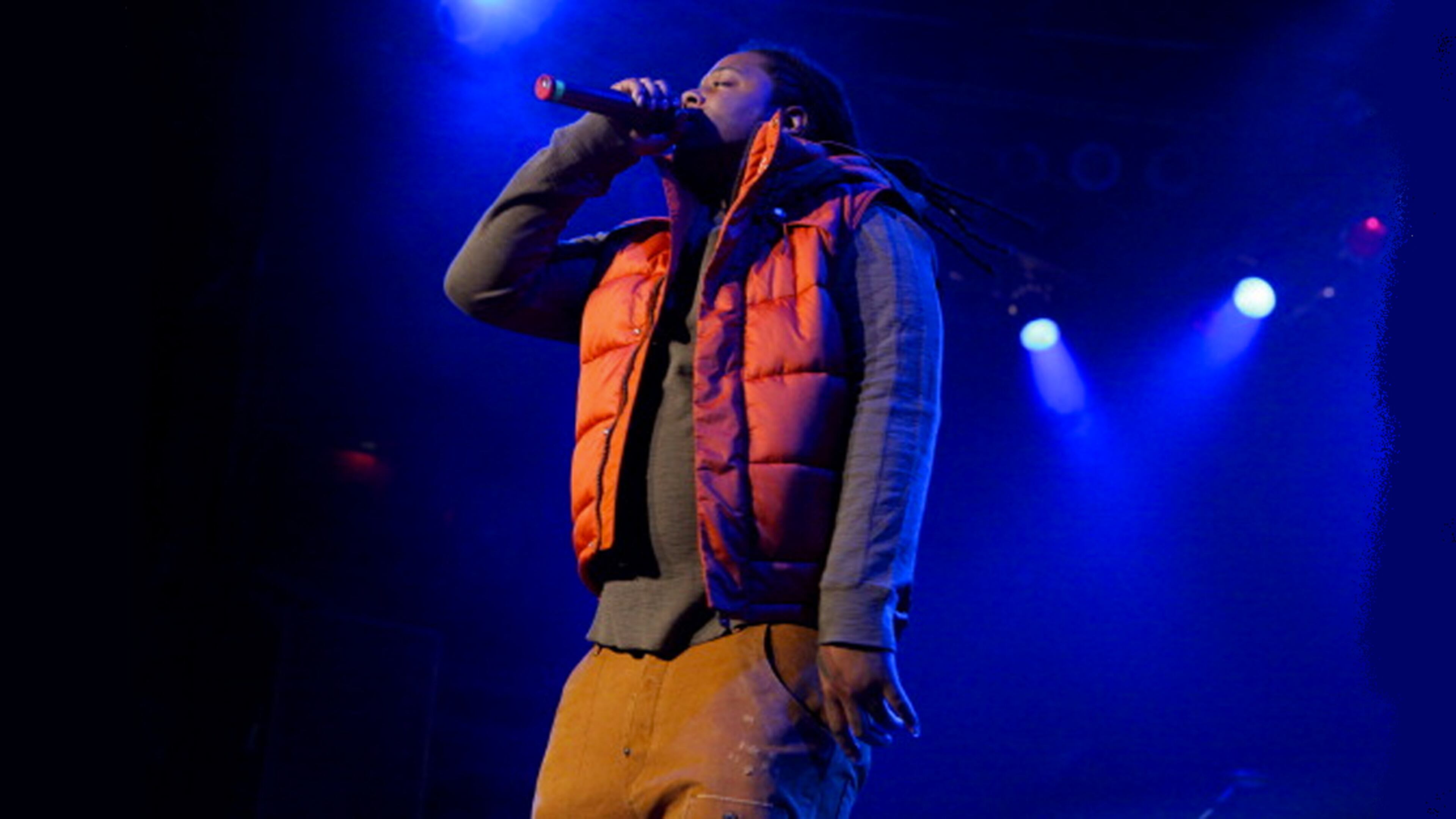 King Louie performs at House Of Blues Chicago on September 20, 2013 in Chicago, Illinois. (Photo by Barry Brecheisen/Getty Images)