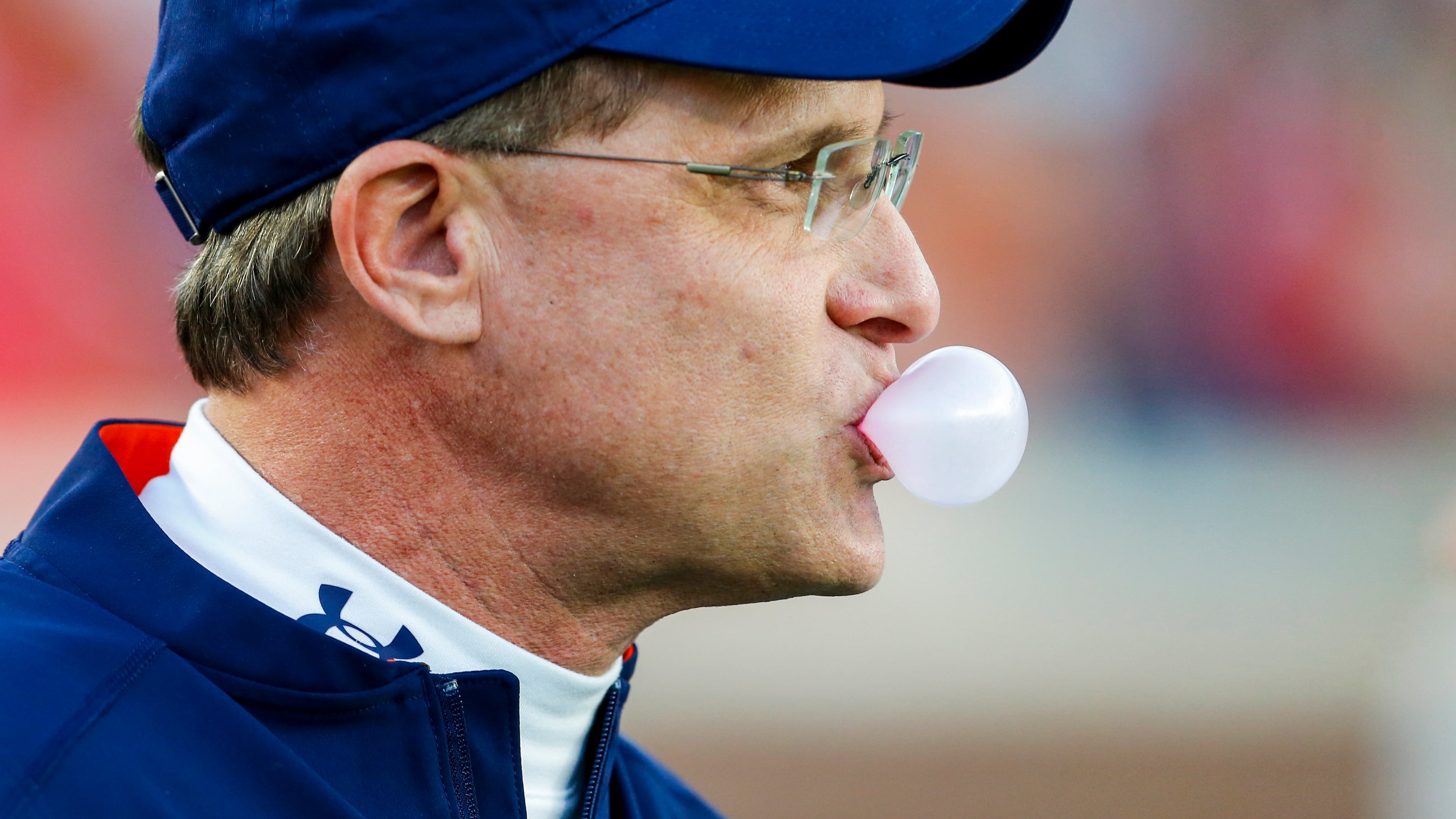 Life is once more all bubble gum and winning Saturdays for Auburn's Gus Malzahn. (Butch Dill/Getty Images)