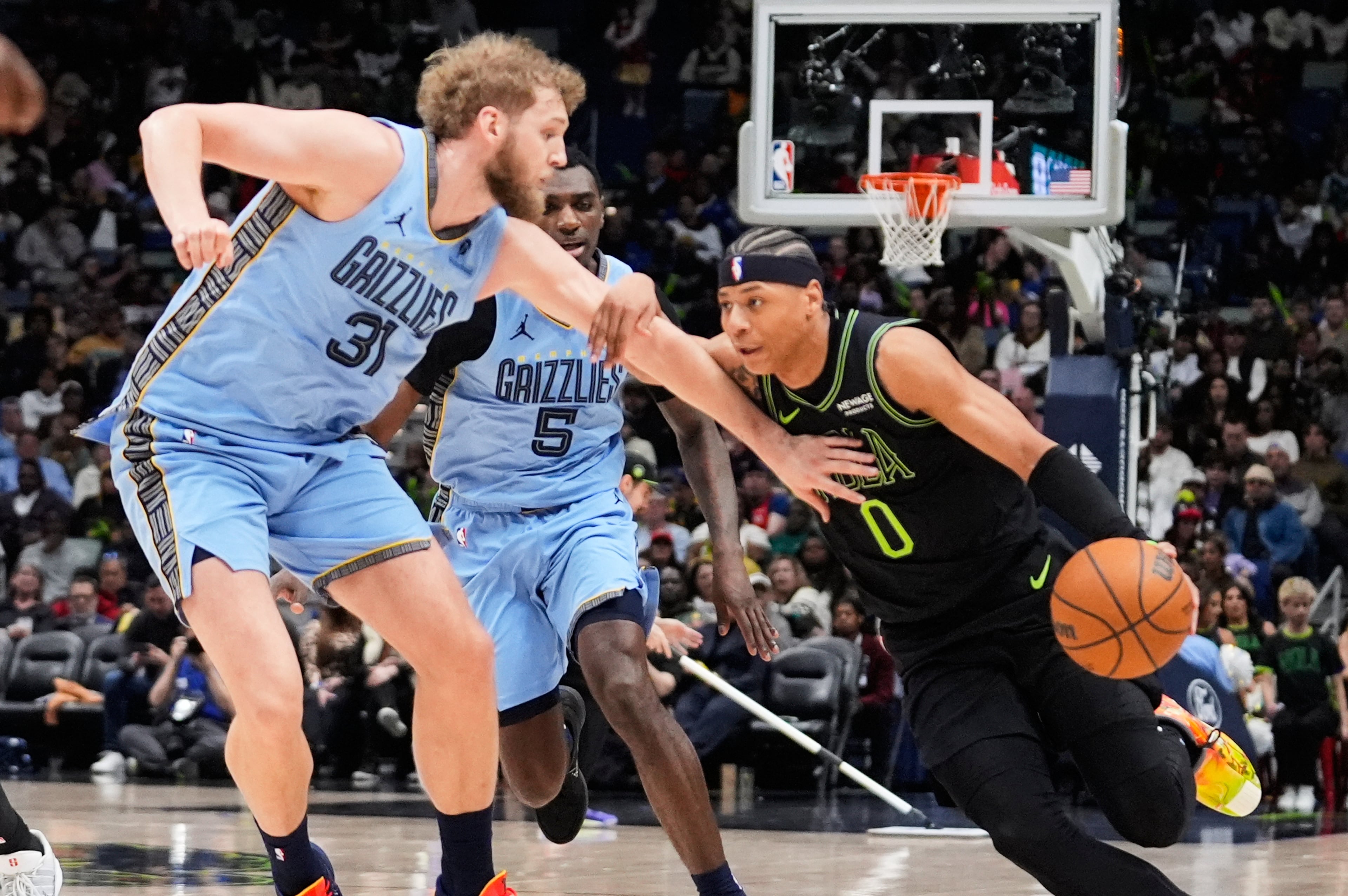 Grizzlies Pelicans Basketball