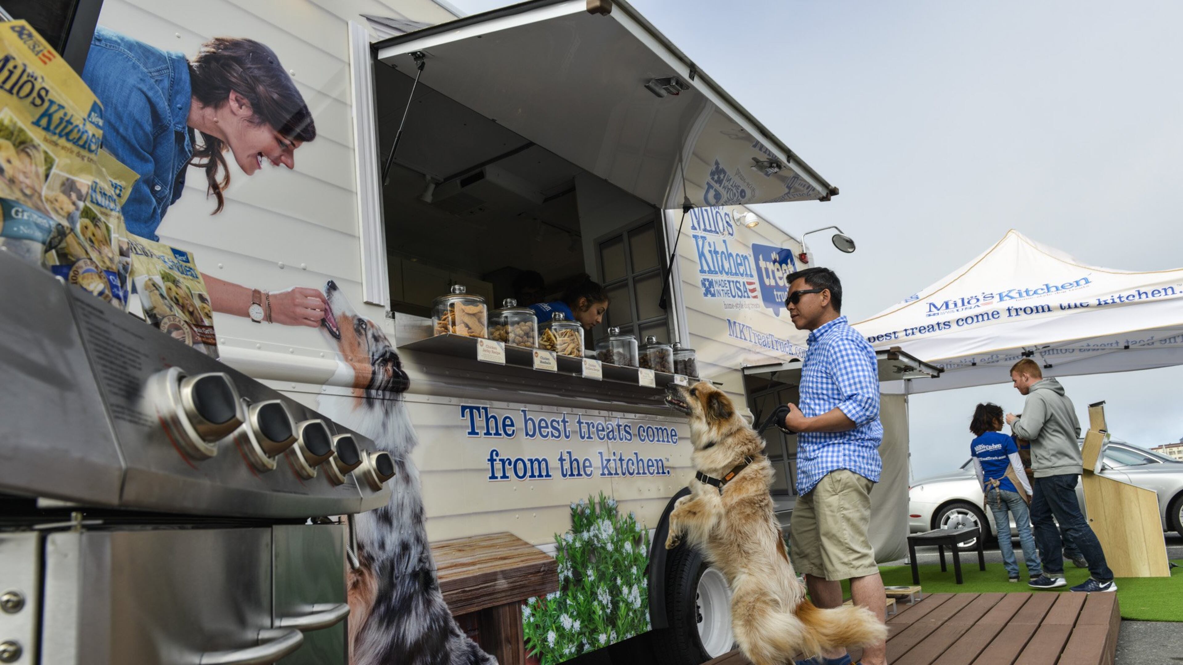 The Milo’s Kitchen Treat Truck is a for-dogs-only food truck that’s in metro Atlanta this weekend as part of a 12-state tour. CONTRIBUTED BY ELI ZATURANSKI