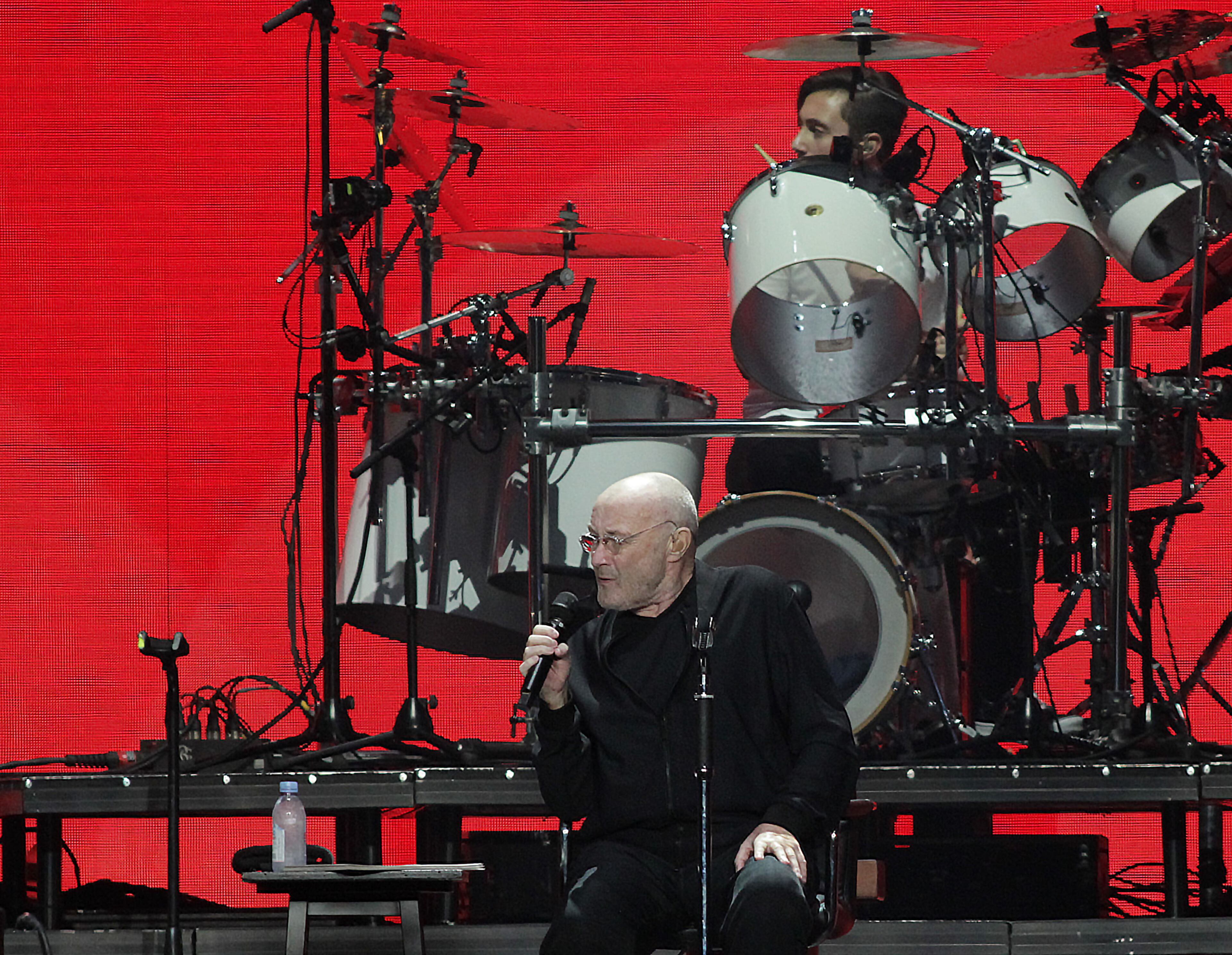 Phil Collins performs on his "Still Not Dead Yet, Live!" tour at the Infinite Energy Center in Duluth, Ga on Saturday, September 28, 2019. (Special to the AJC/Akili-Casundria Ramsess/Eye of Ramsess Media)