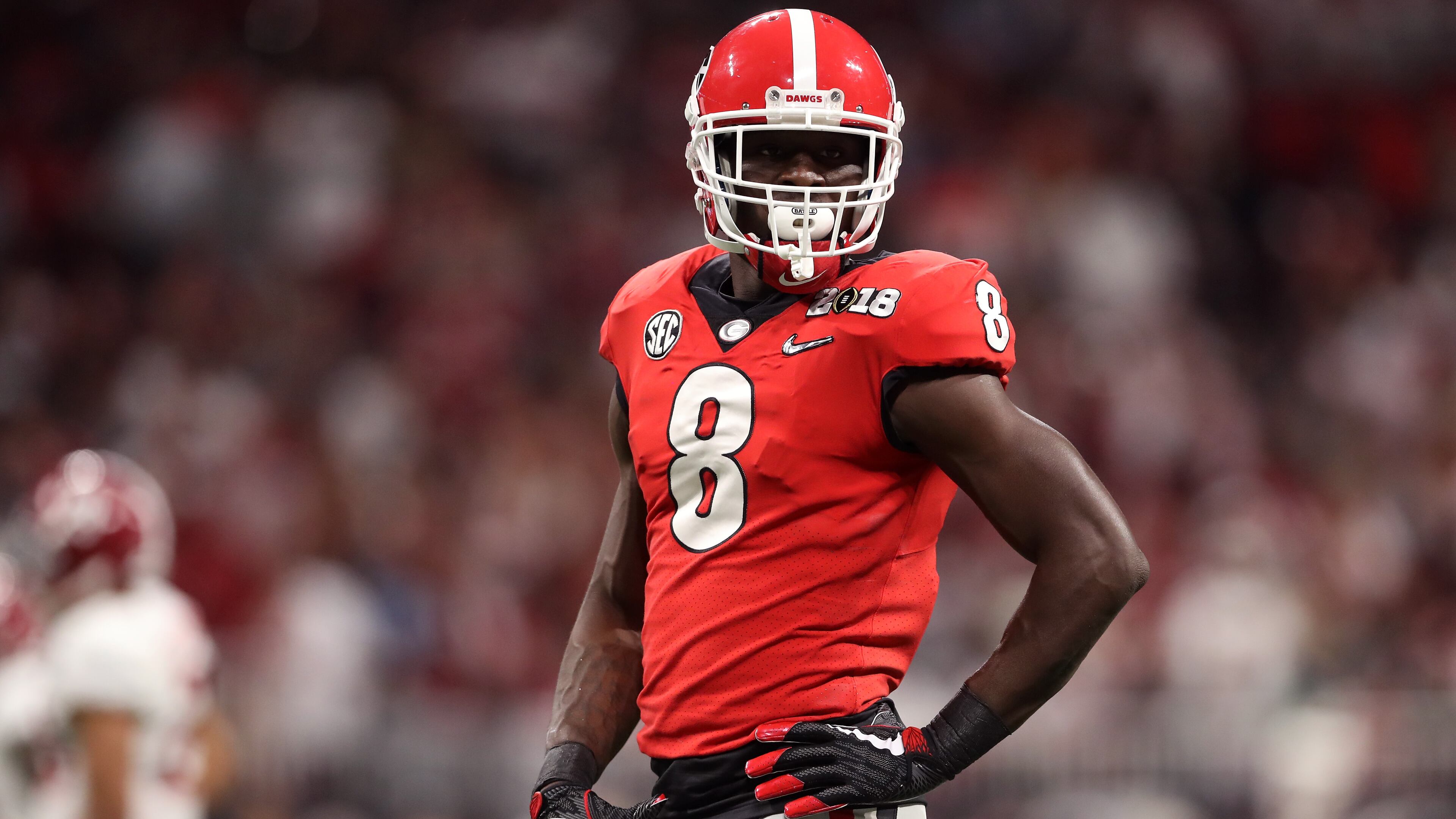 Riley Ridley hopes to be at least as high profile for the Bulldogs as he was in last season's National Championship game. (Christian Petersen/Getty Images)
