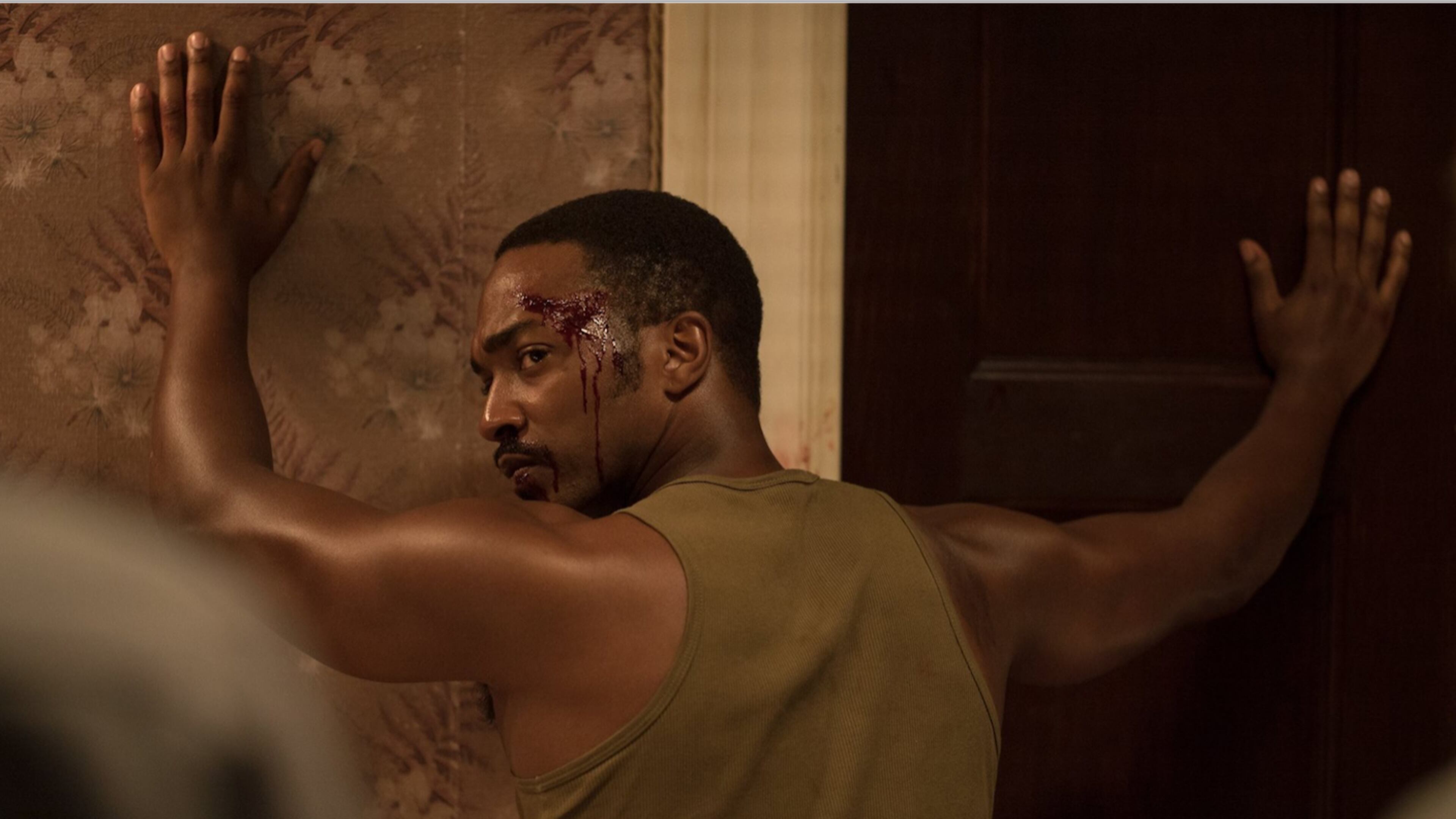Anthony Mackie plays one of the Algiers Motel guests brutalized by white police officers in "Detroit." Photo: Annapurna Pictures