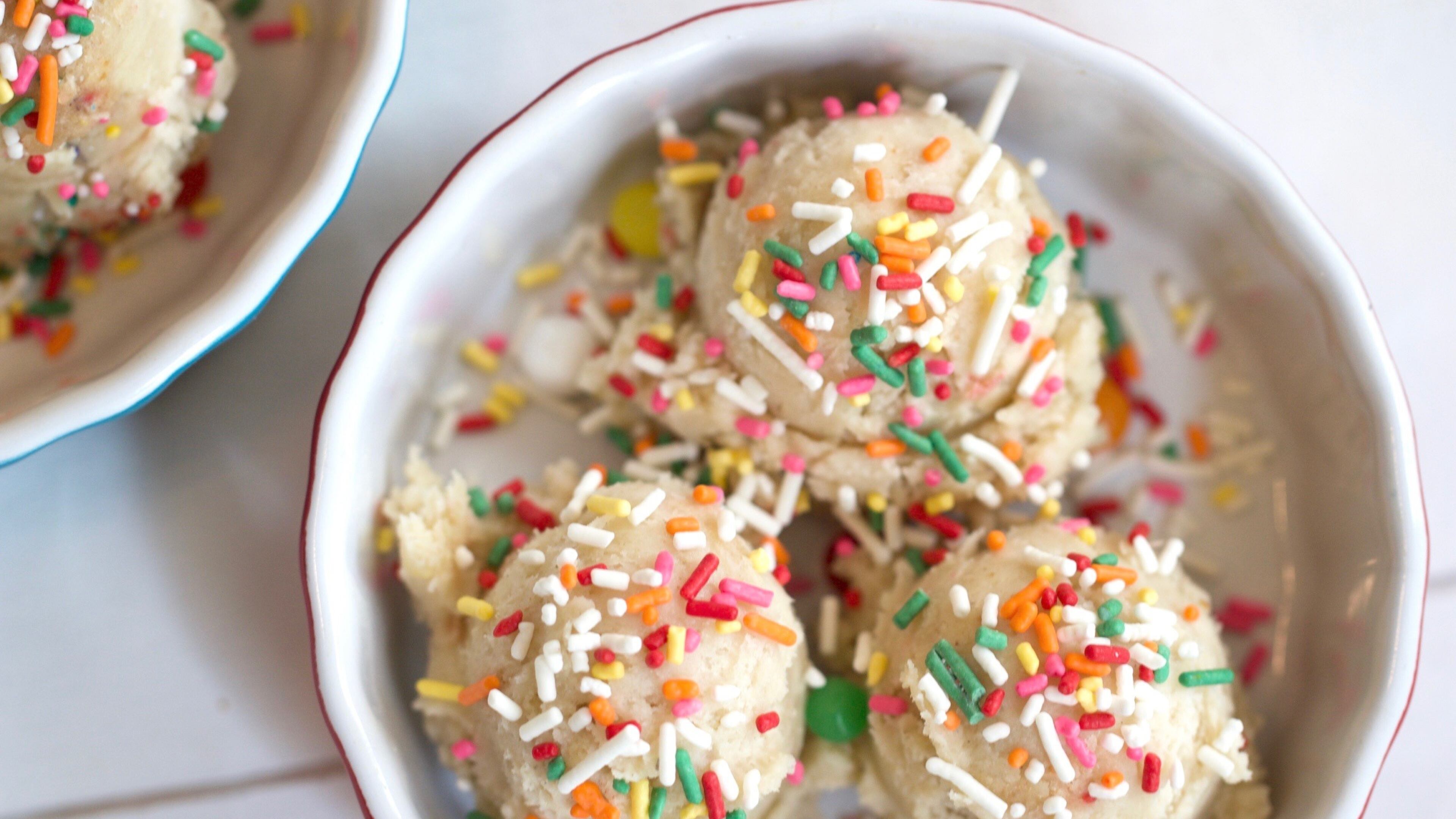 A cookie dough creation from the menu of Scooped Cookie Dough Bar. / Courtesy of Scooped Cookie Dough Bar