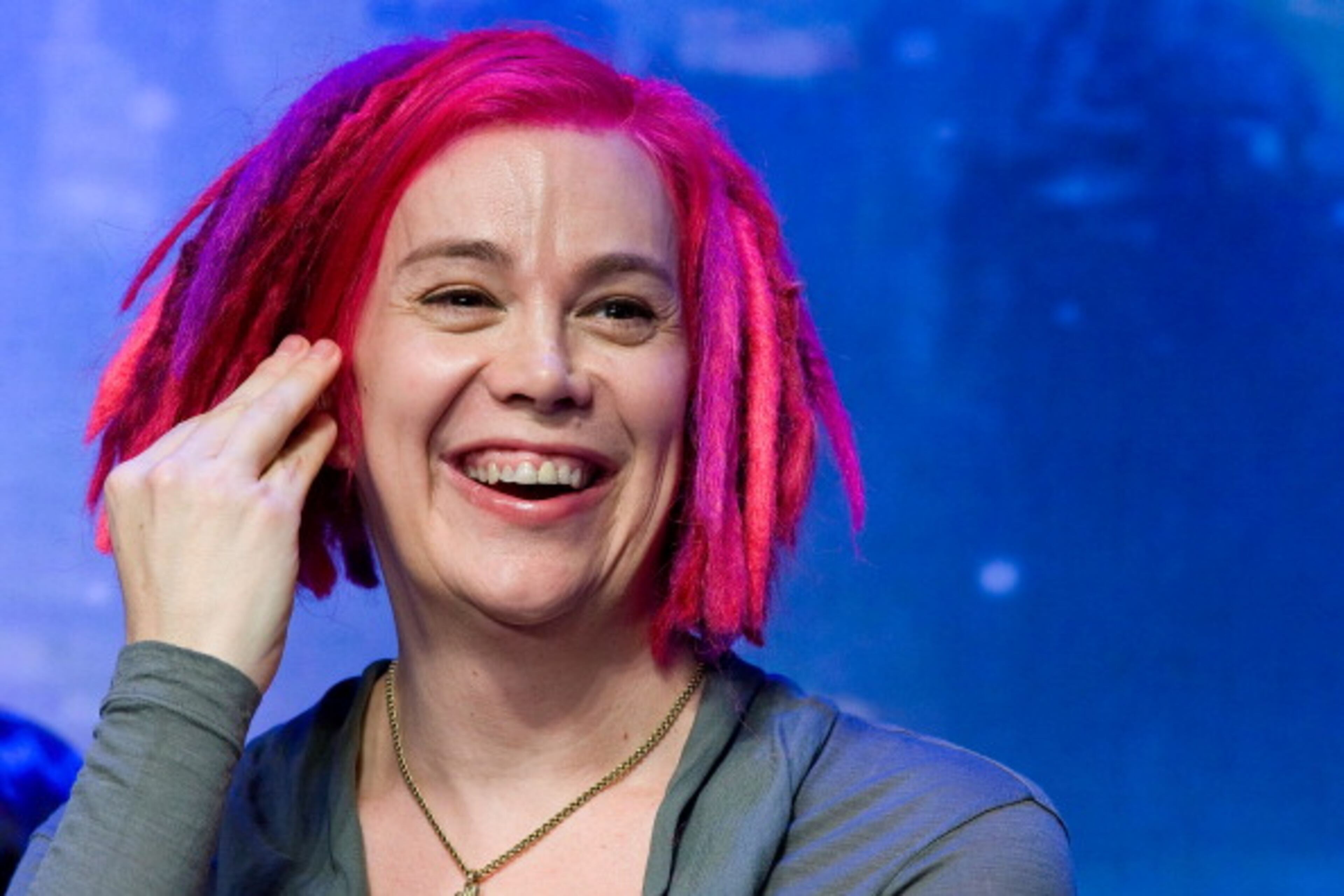 Lana Wachowski speaks during the 'Cloud Atlas' press conference at Sheraton Walkerhill Hotel on December 13, 2012 in Seoul, South Korea. The film will open on January 10, 2013 in South Korea. (Photo by Han Myung-Gu/WireImage)