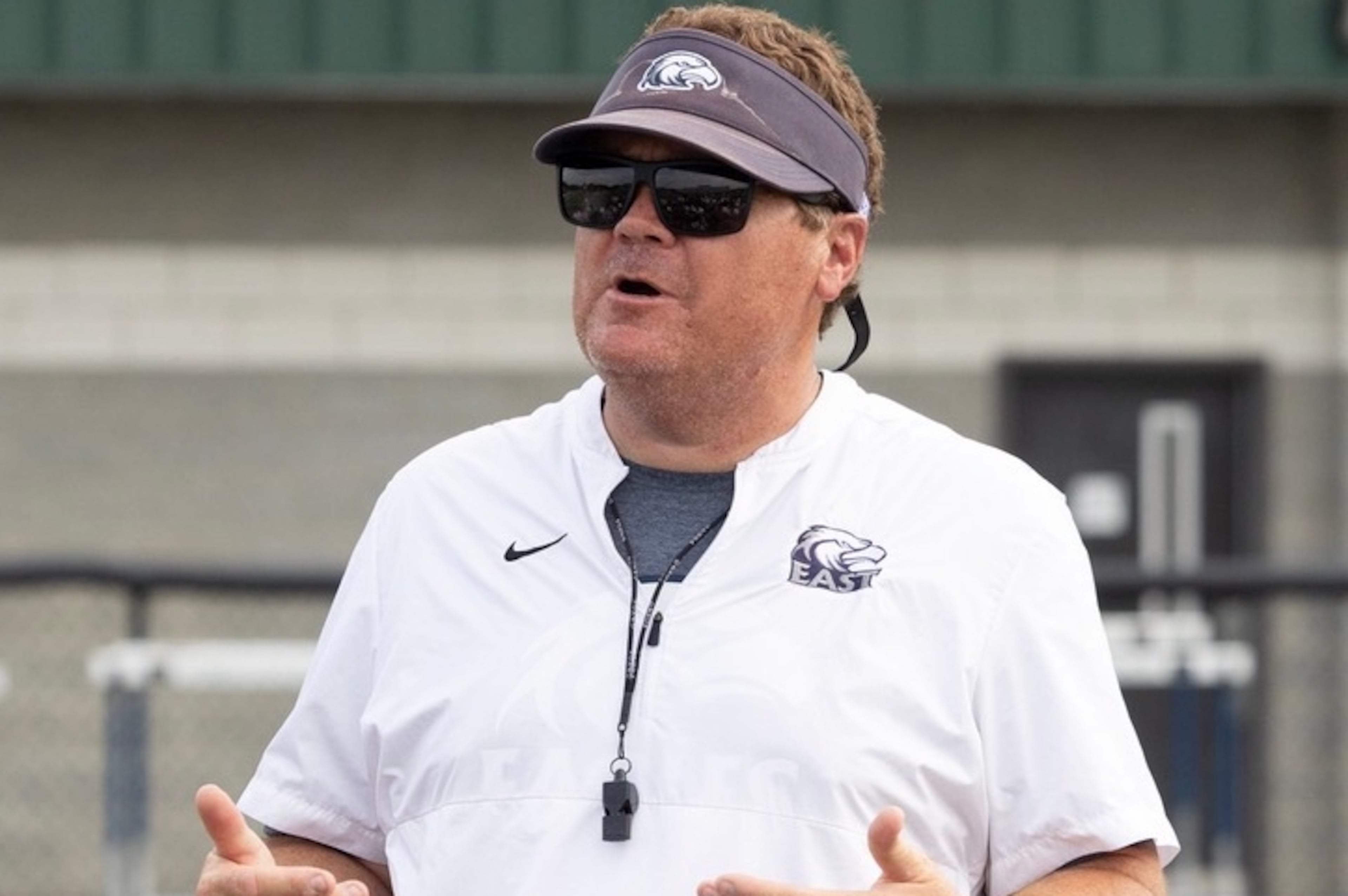 East Jackson football coach Ashley Henderson