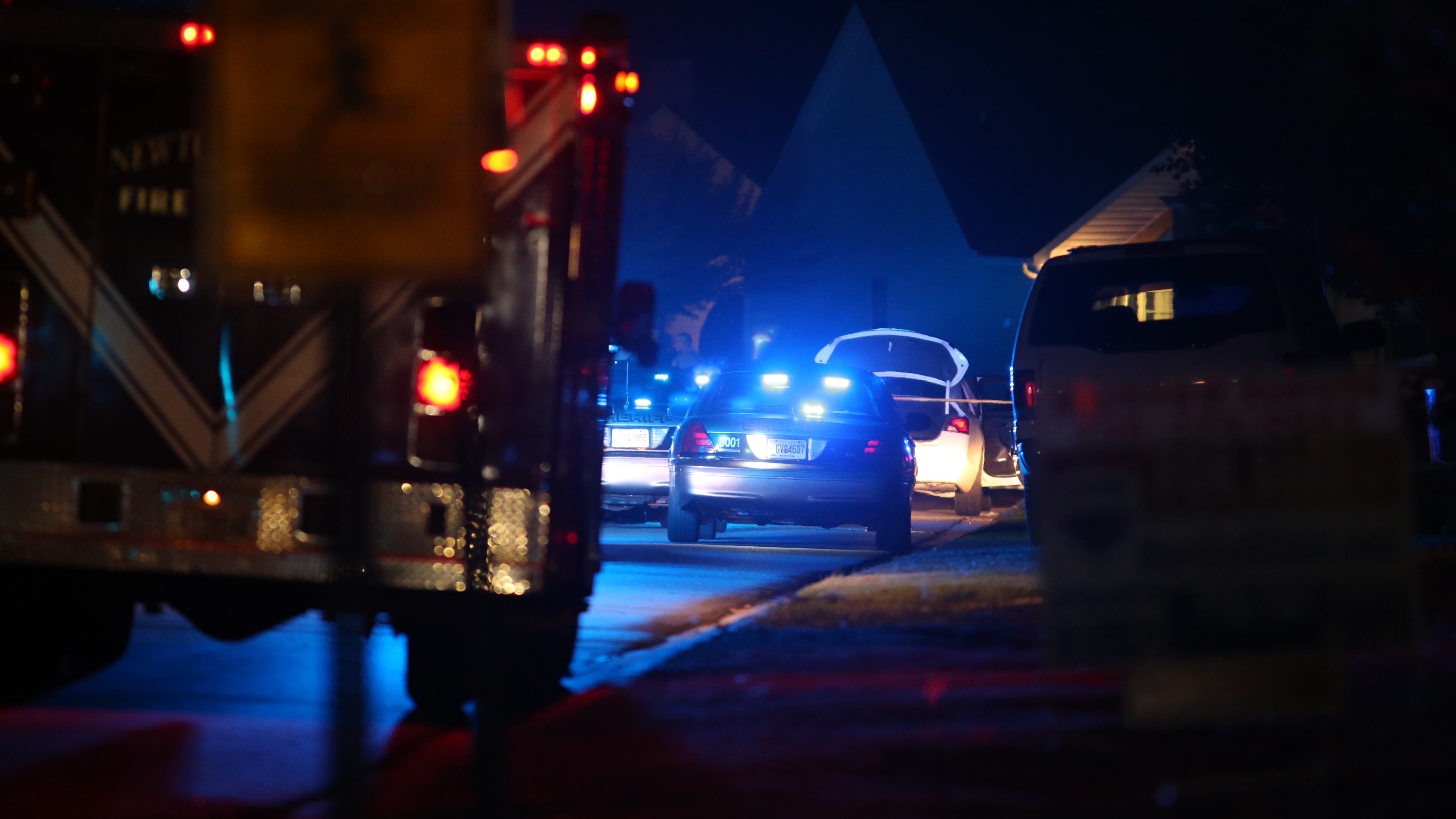Two suspects were shot by Newton County deputies during a traffic stop on Friday night. (Ben Gray/bgray@ajc.com)