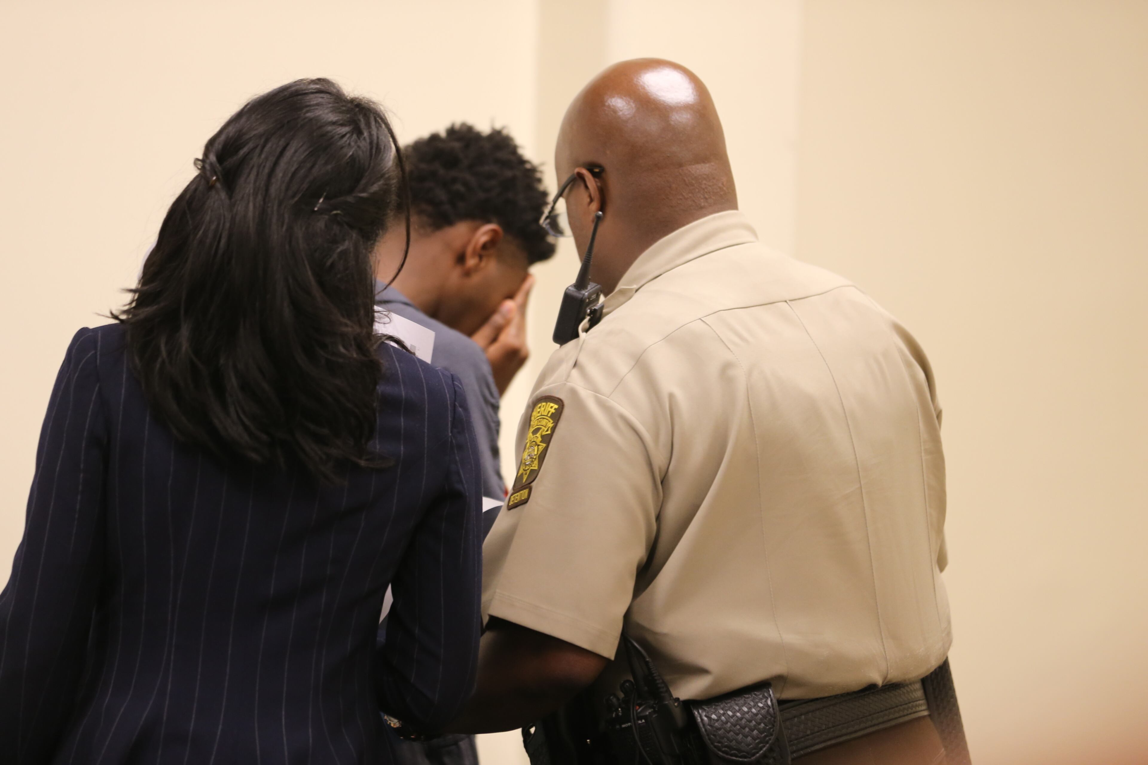 Marcellus Brooks, who allegedly shot five people near Therrell High School on May 13, appeared in court on May 14, 2014. Brooks is being held at the Fulton County jail on five counts of aggravated assault.