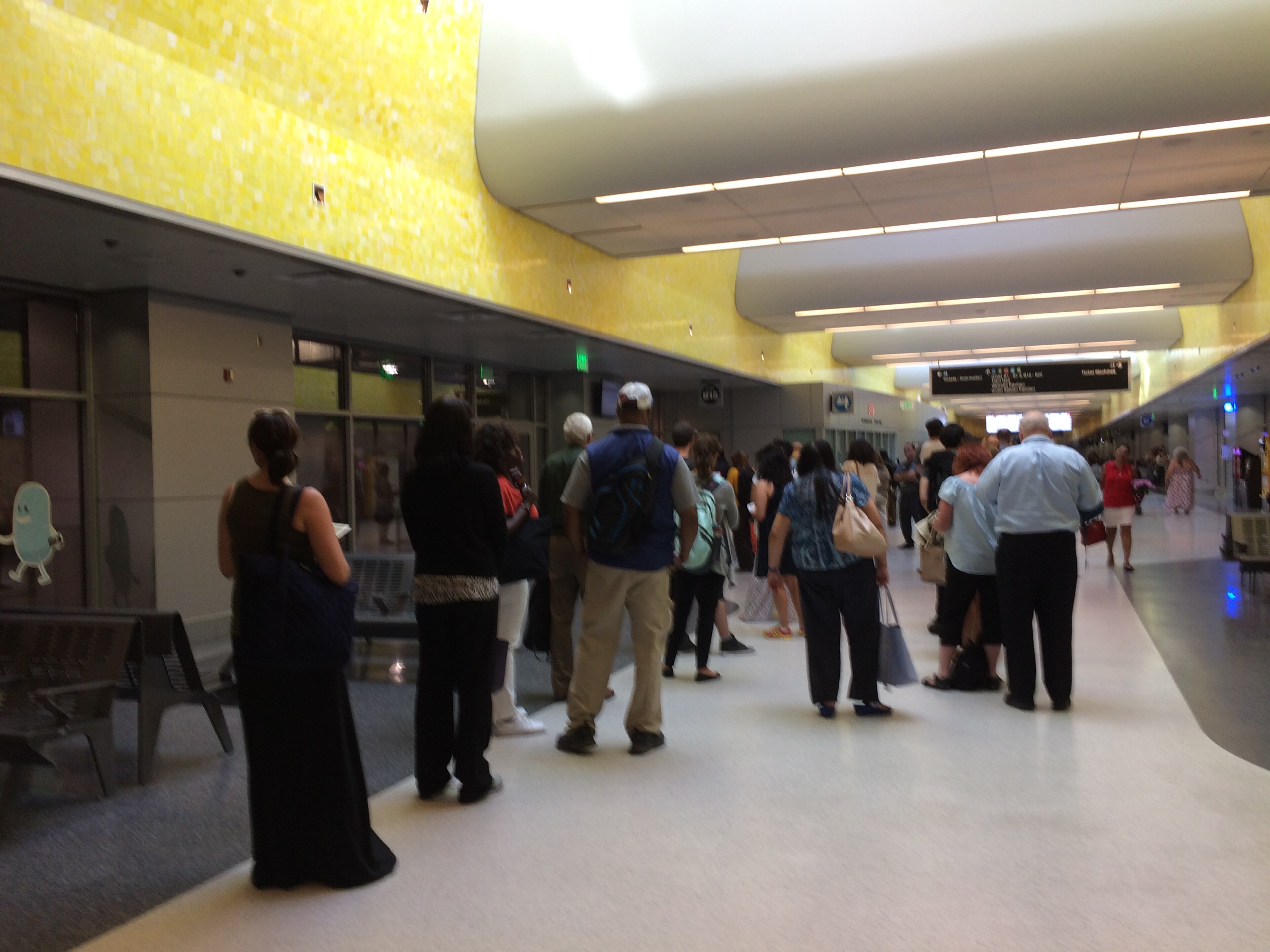 Union Station includes a 22-gate underground bus terminal.