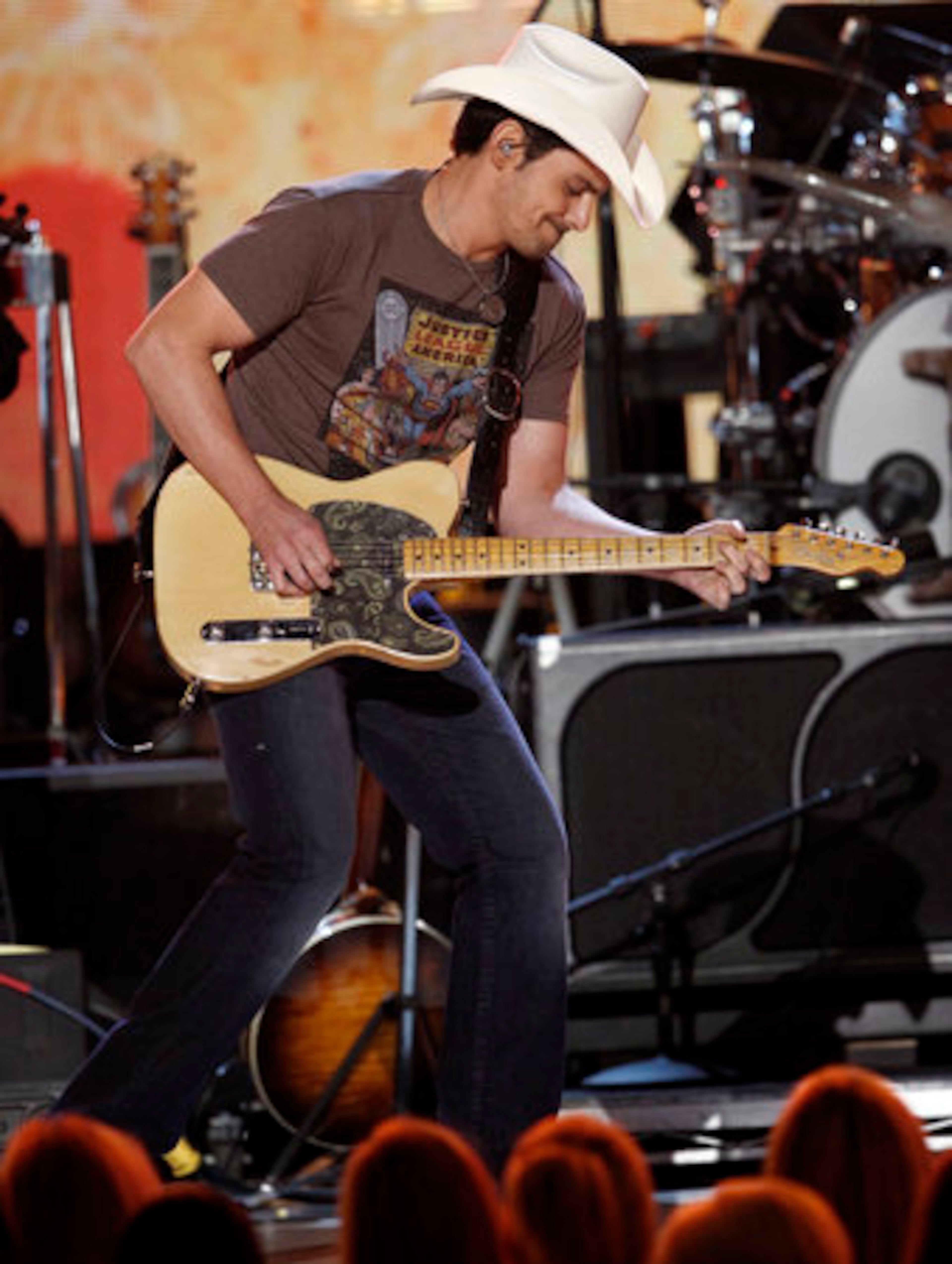 Brad Paisley played "My Next Broken Heart."