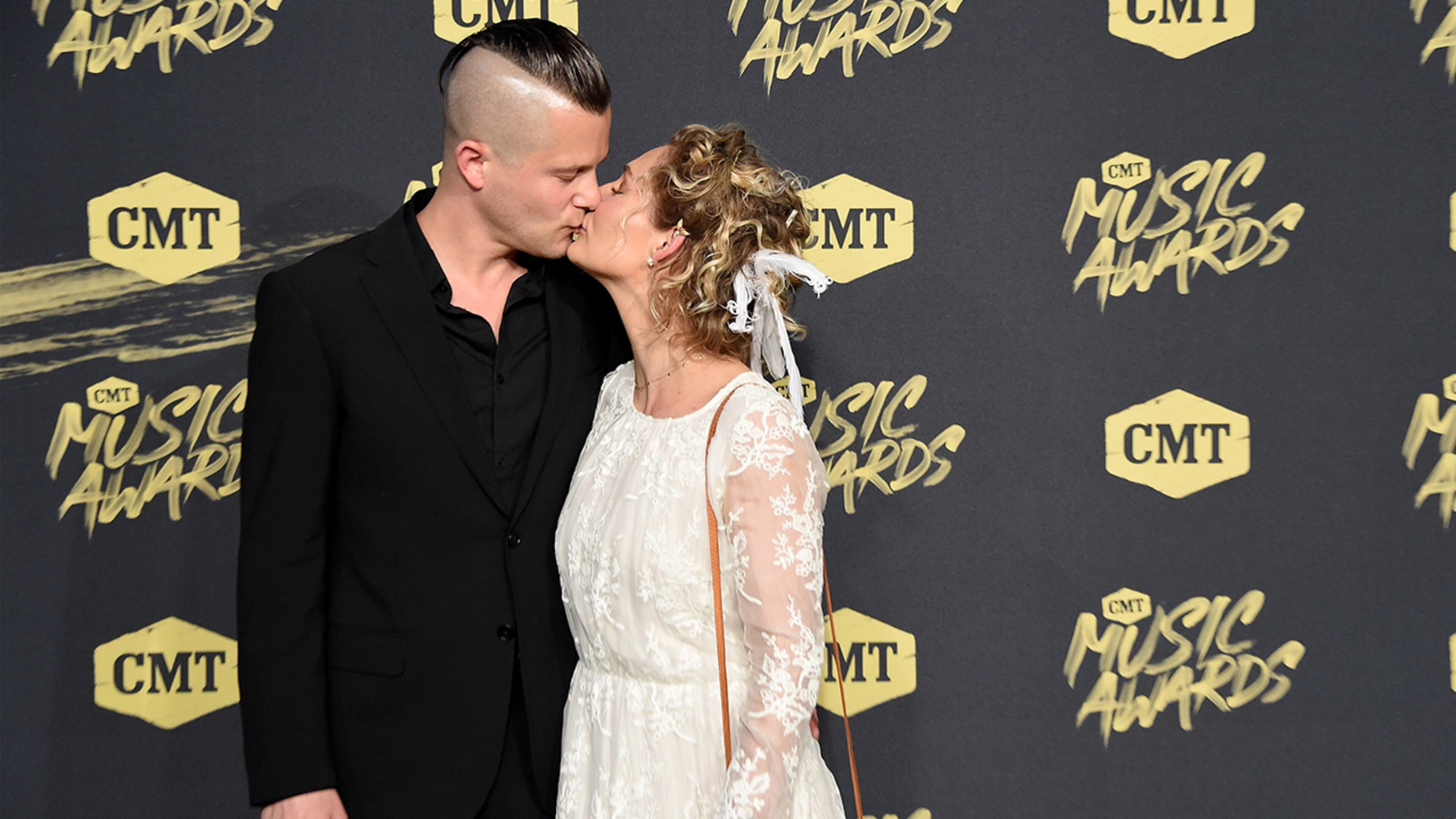 NASHVILLE, TN - JUNE 06: Brandon Robert Young and Clare Bowen attend the 2018 CMT Music Awards at Bridgestone Arena on June 6, 2018 in Nashville, Tennessee. (Photo by Mike Coppola/Getty Images for CMT)