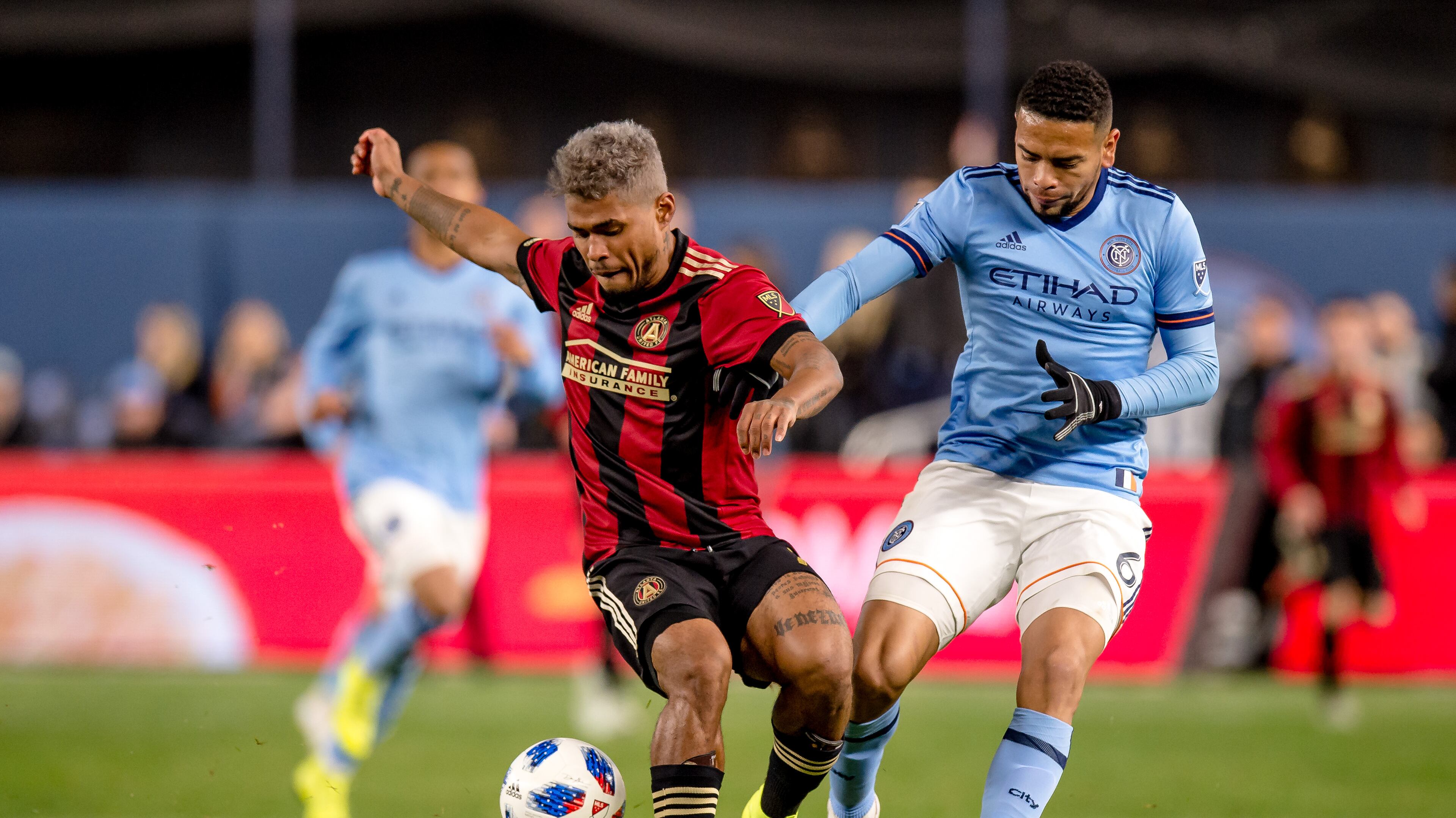 Atlanta United played NYCFC on Sunday in the first leg of an Eastern Conference semifinal in the MLS playoffs. The game was played at Yankee Stadium. (Atlanta United)
