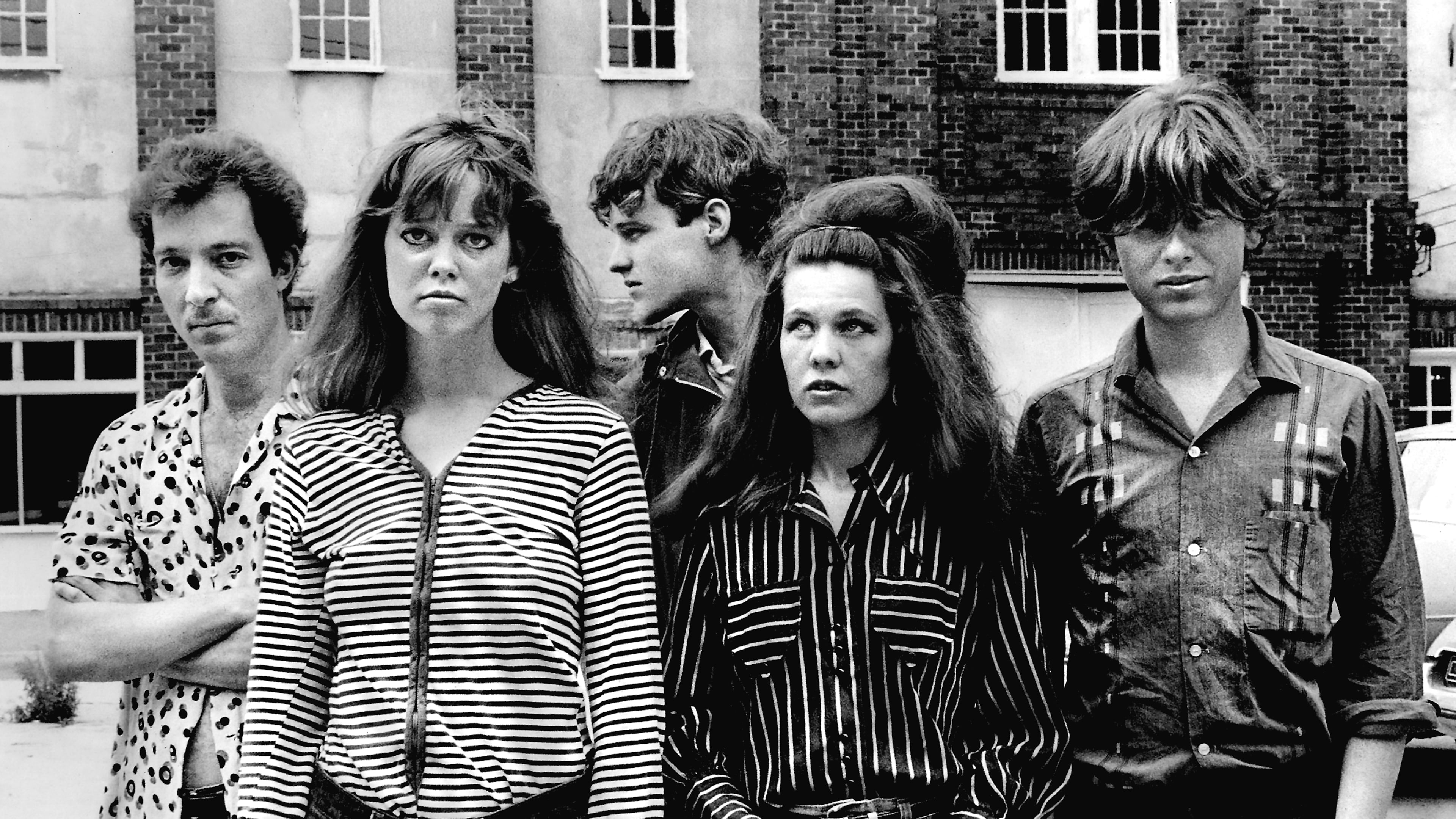 The B-52's in 1978: Fred Schneider (from left), Cindy Wilson, Keith Strickland, Kate Pierson, Ricky Wilson. Courtesy of Keith Bennett