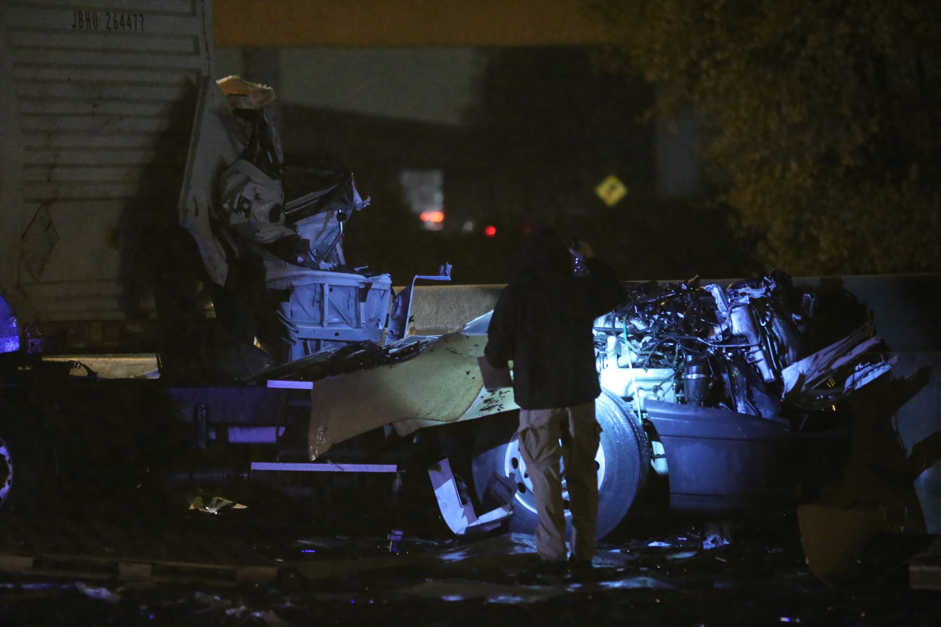 All northbound lanes of I-85 were shut down in Spaghetti Junction during the early stages of Wednesday’s morning commute while authorities investigated and cleared a fatal multi-vehicle wreck involving two tractor-trailers.